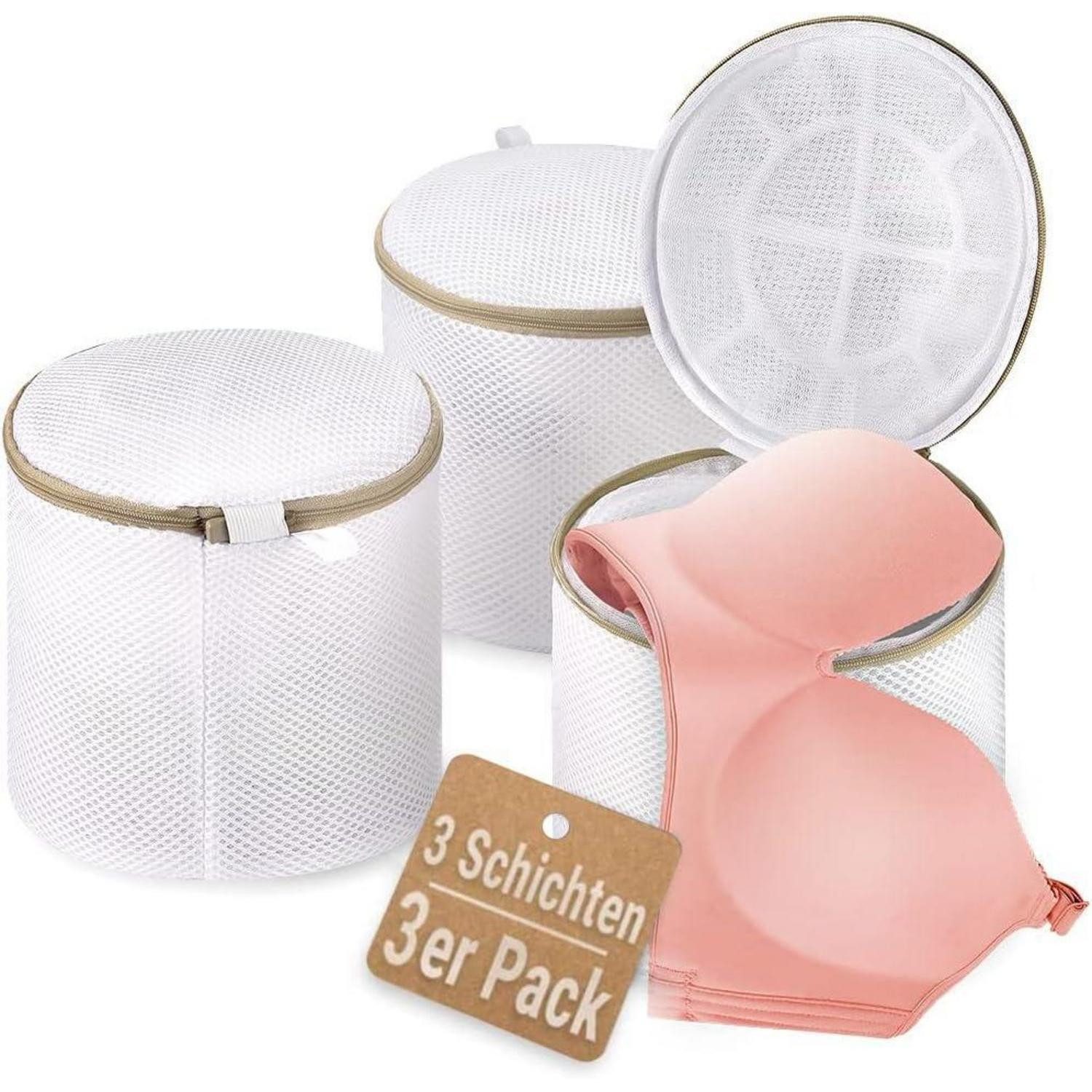 LuxusKollektion Wäschenetz Wäschesack Set für Waschmaschine, Wäschenetz BH mit