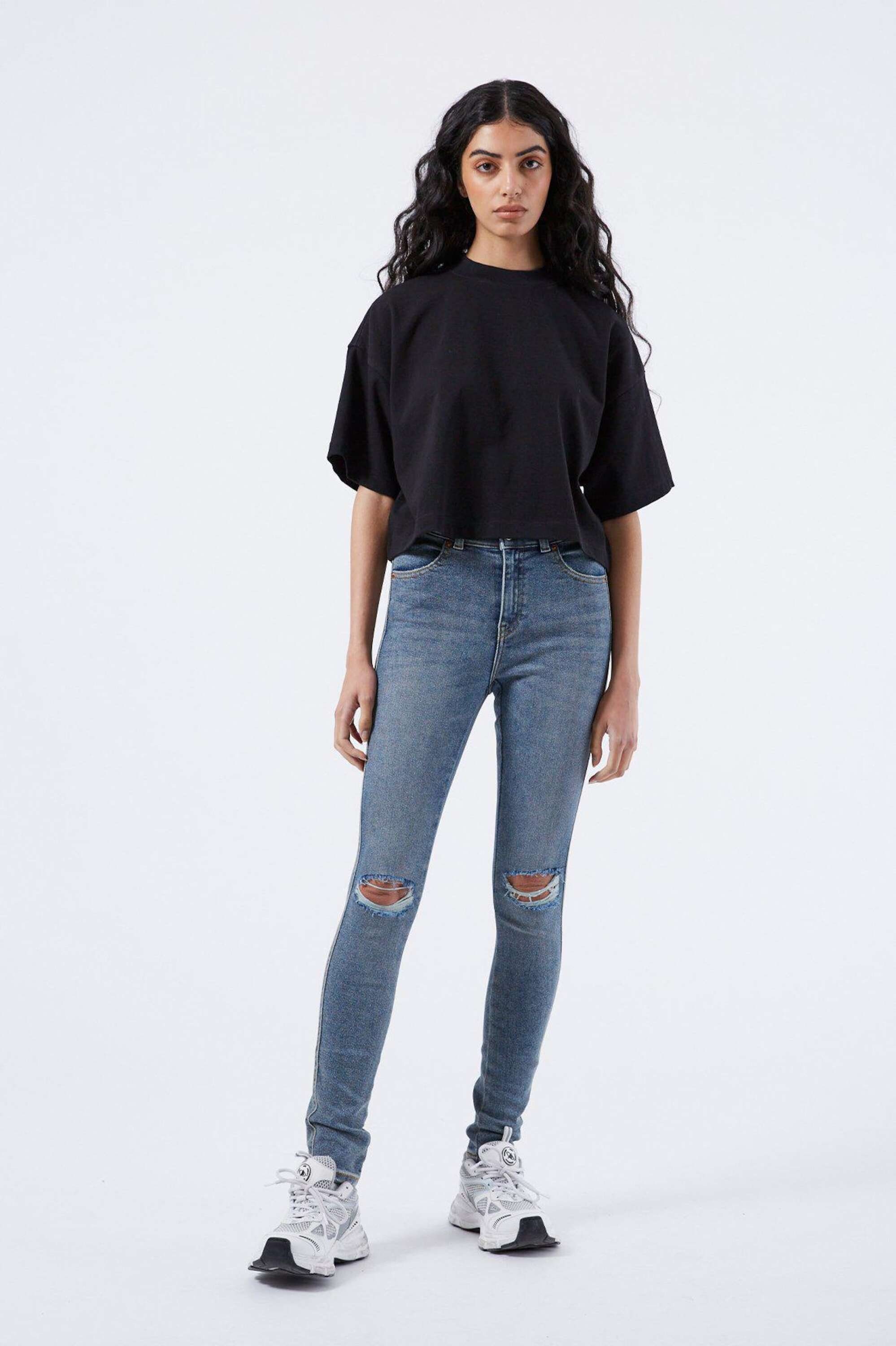 Dr. Denim High-waist-Jeans Lexy (1-tlg) Cut-Outs
