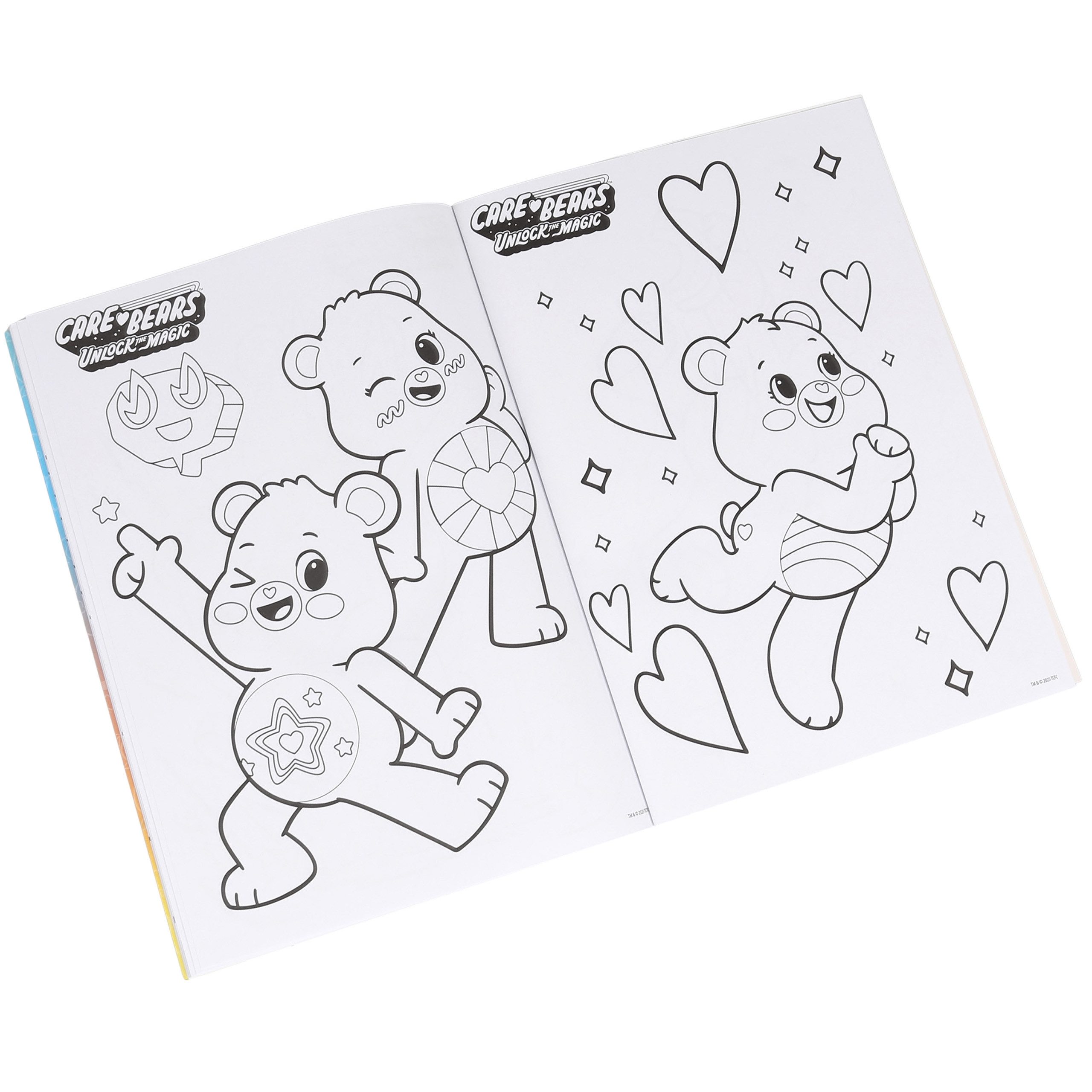 Care Bears Fingerfarbe Care Bears Fingerfarben, 6 Farben mit Malvorlagen für Mädchen