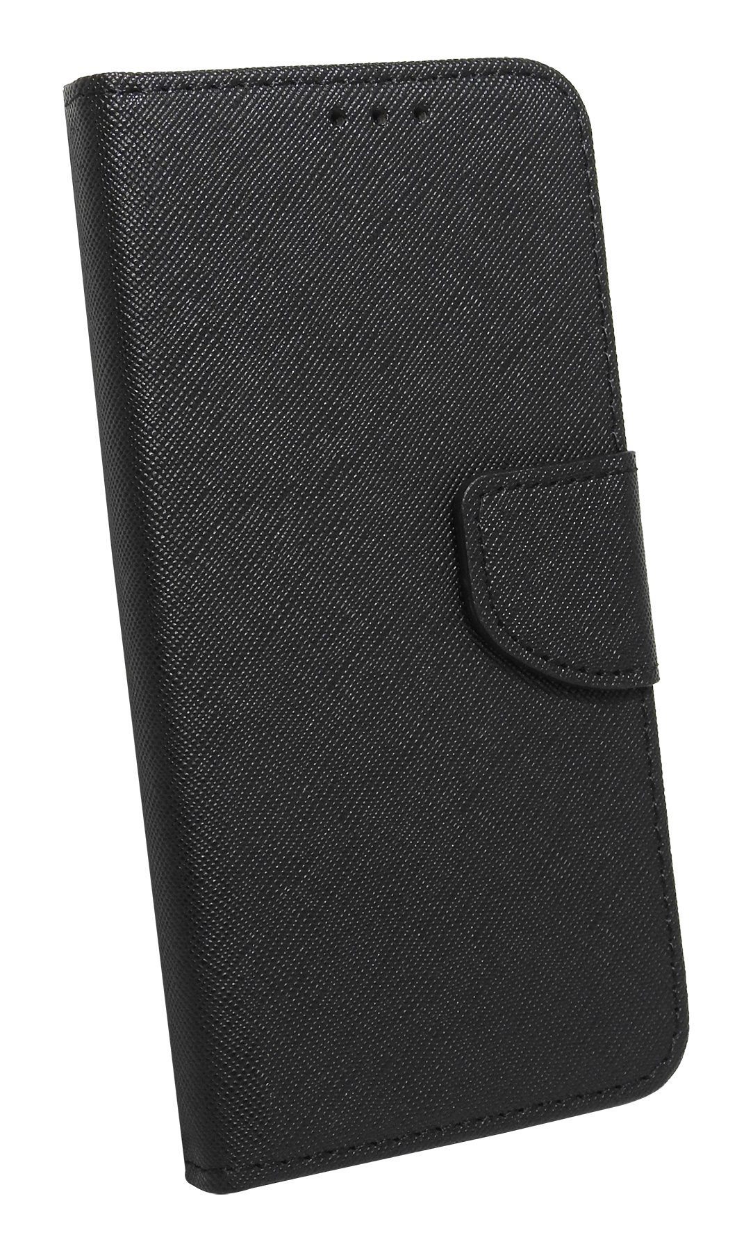 cofi1453 Handyhülle Hülle SAMSUNG GALAXY S22 (SM-S901B) Schwarz 6,1 Zoll, Kunstleder Schutzhülle Handy Wallet Case Cover mit Kartenfächern, Stan