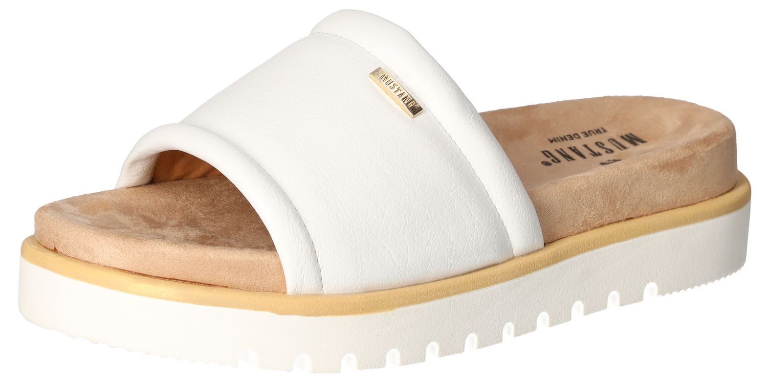 Mustang Shoes Pantolette,Plateausandale,Pool Slides,Sommerschuh mit Softfuß günstig online kaufen