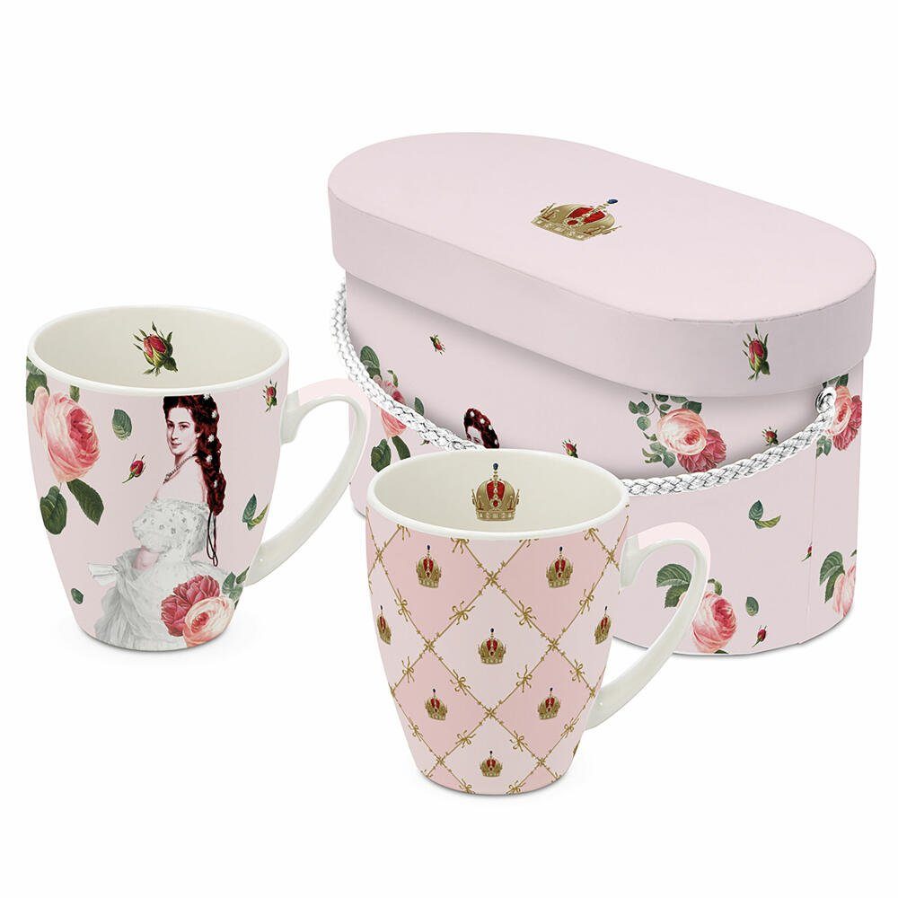 PPD Tasse Sisi and Vienna 2er Set 350 ml, New Bone China