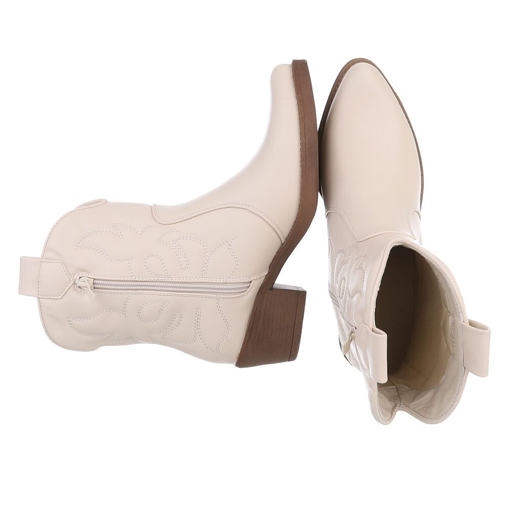 Ital-Design Modische Cowboy-Stiefel mit Verzierungen für Damen Westernstief günstig online kaufen