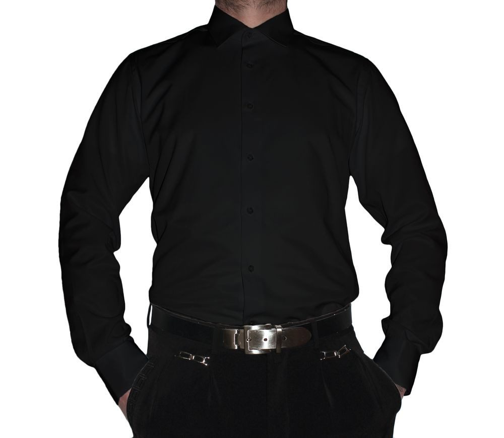 Businesshemd Designer Herren Hemd klassischer Kragen K12
