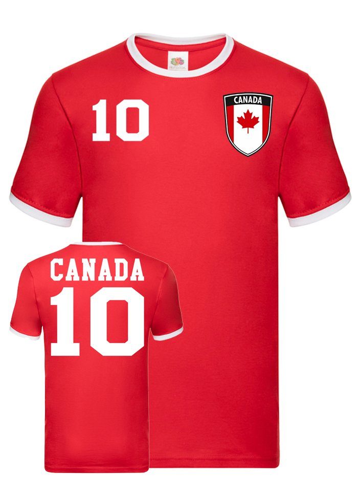 Brownie Herren T-Shirt Blondie Trikot America Copa Sport WM Kanada Amerika & Meister Fußball