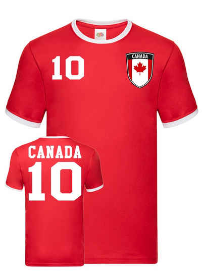 Blondie & Brownie T-Shirt Herren Kanada Amerika Sport Trikot Fußball Meister WM Copa America