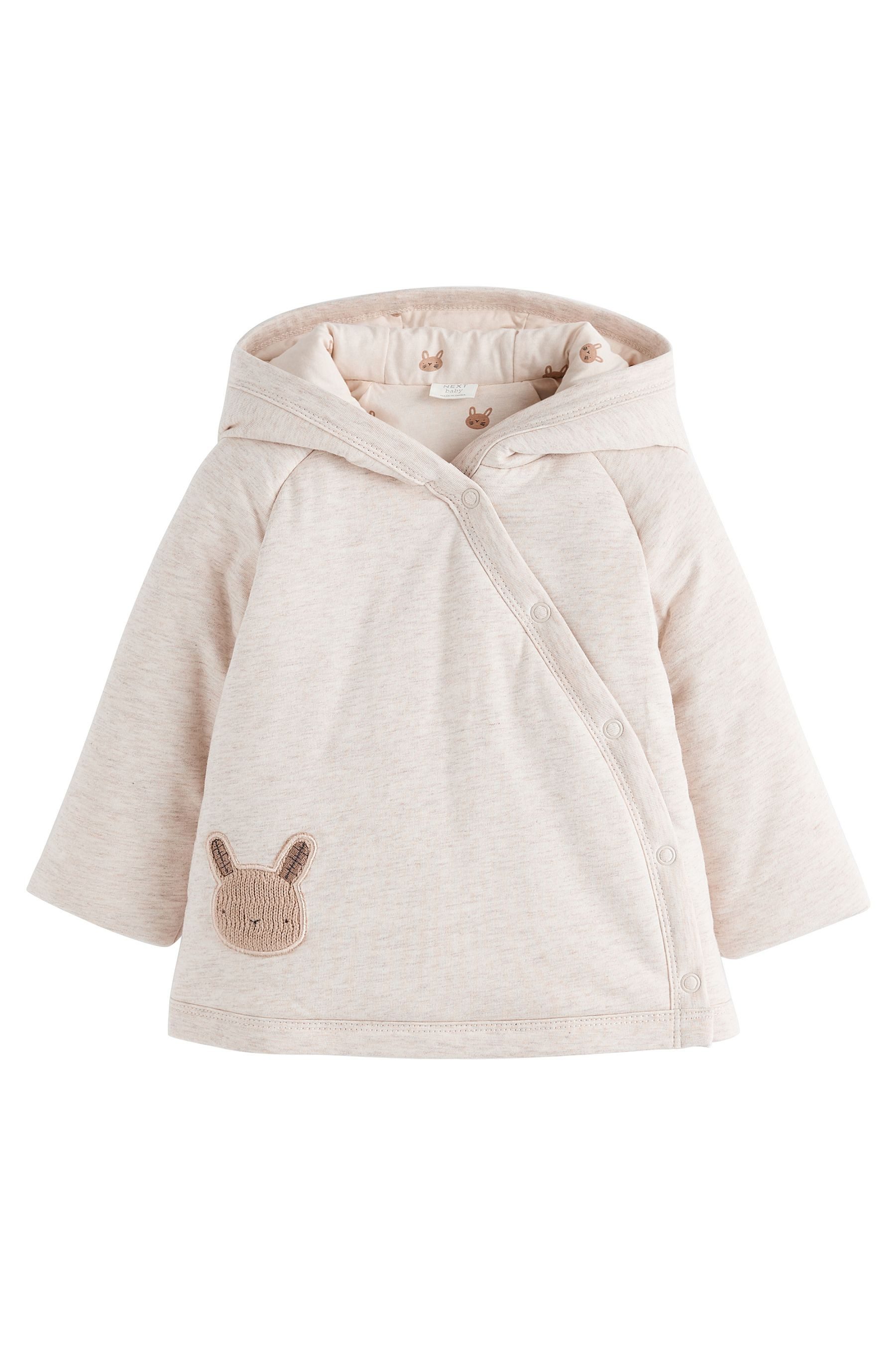 Next Kapuzensweatjacke Baby Wickeljacke aus Jersey (1-tlg)