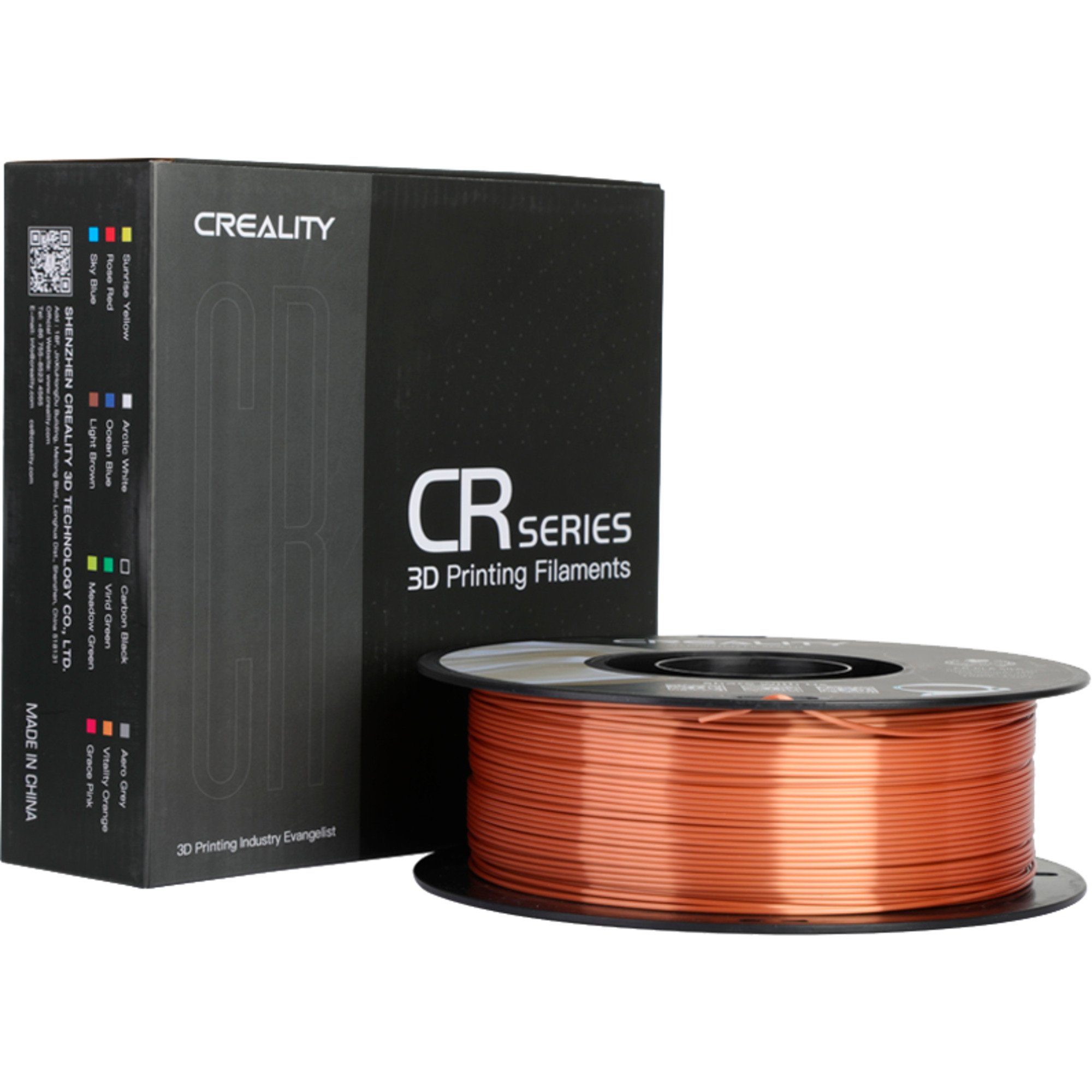 Creality 3D-Drucker Creality CR-Silk PLA Filament Kupferrot