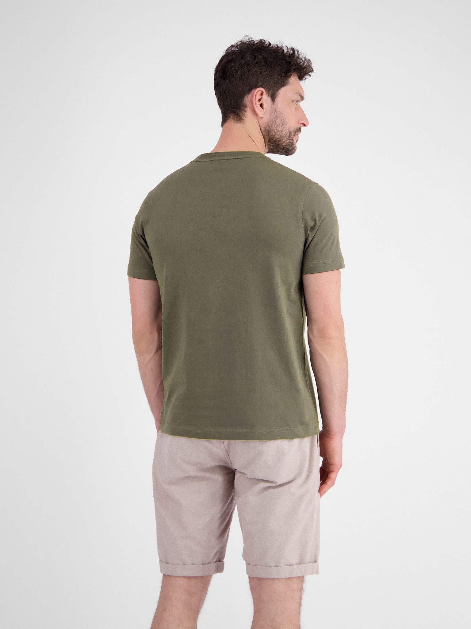 LERROS Kurzarmshirt mit Logostickerei auf der günstig online kaufen