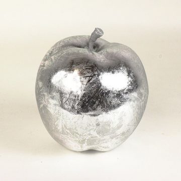 Kunstpflanze Apfel Blattsilber 14 cm Kunstobst von DPI, DPI, Höhe 15 cm