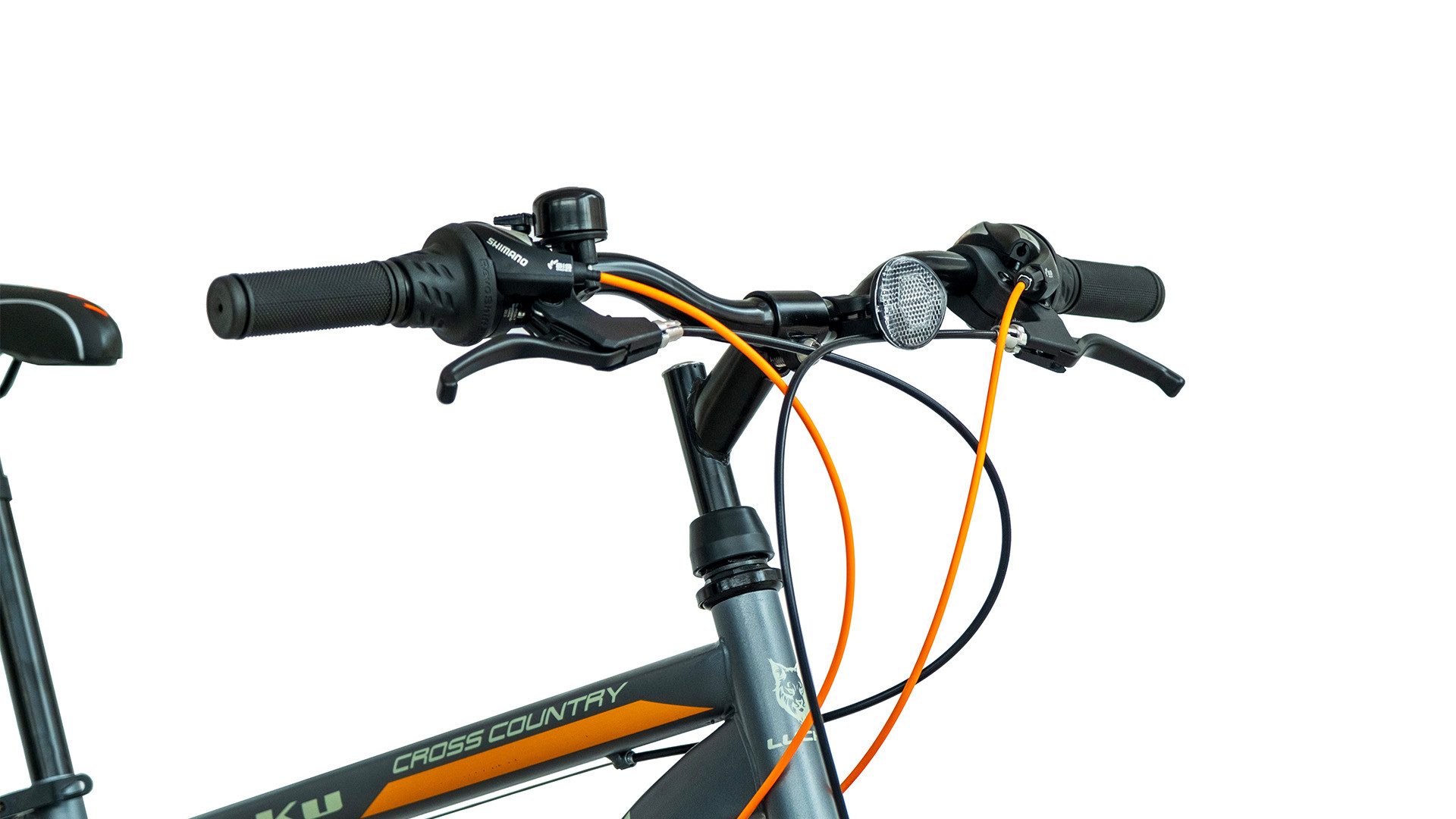 LUCHS Mountainbike KAKU 24 & 26 Zoll Jugendfahrrad Fahrrad Jungen sportliches Alltagsrad, 21 Gang Shimano, Kettenschaltung, 3 Farben und 2 Größen Verfügbar (Blau/Rot/Orange)