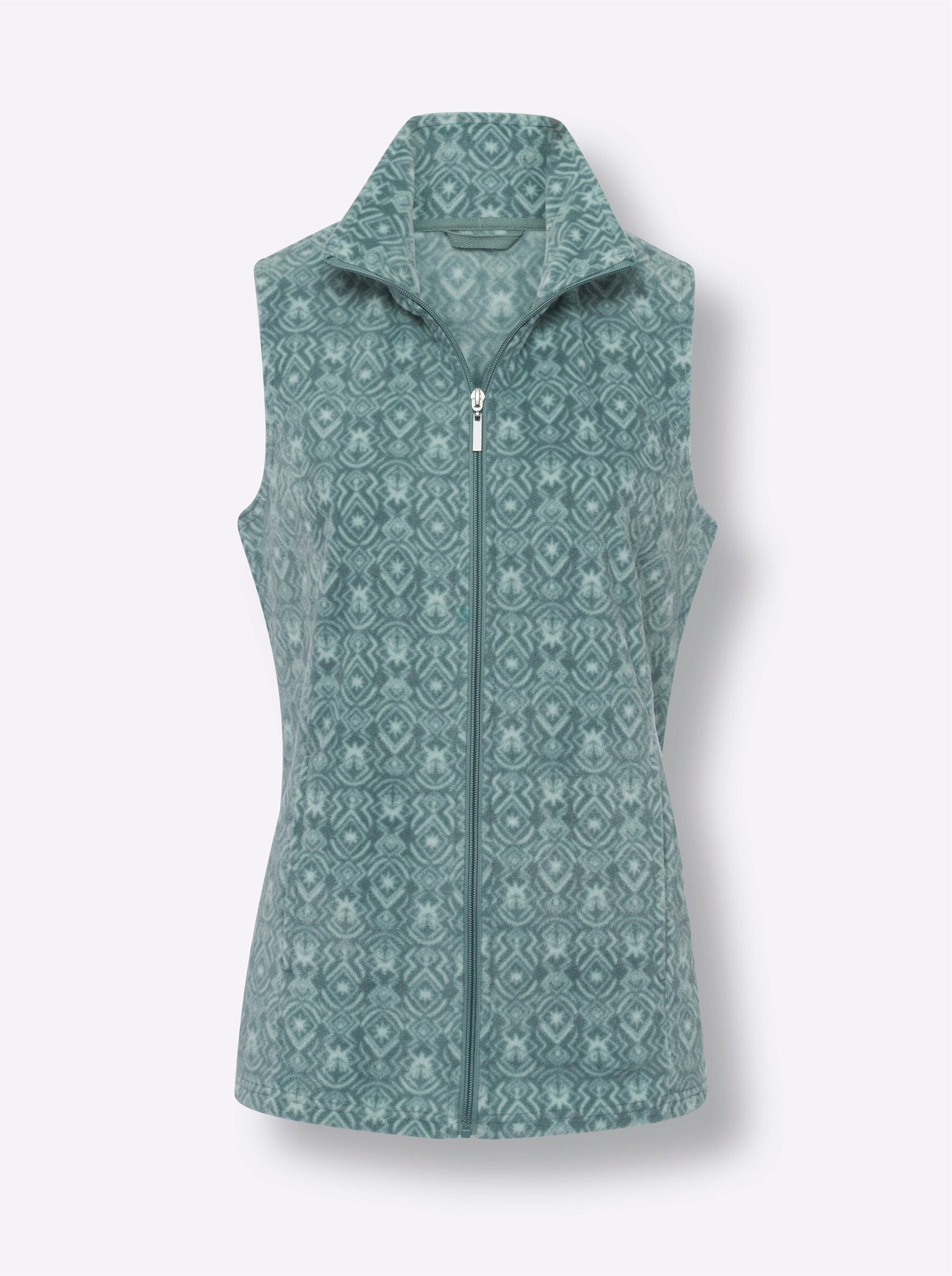 Sieh an! Fleeceweste Fleece-Weste Länge ca. 70 cm