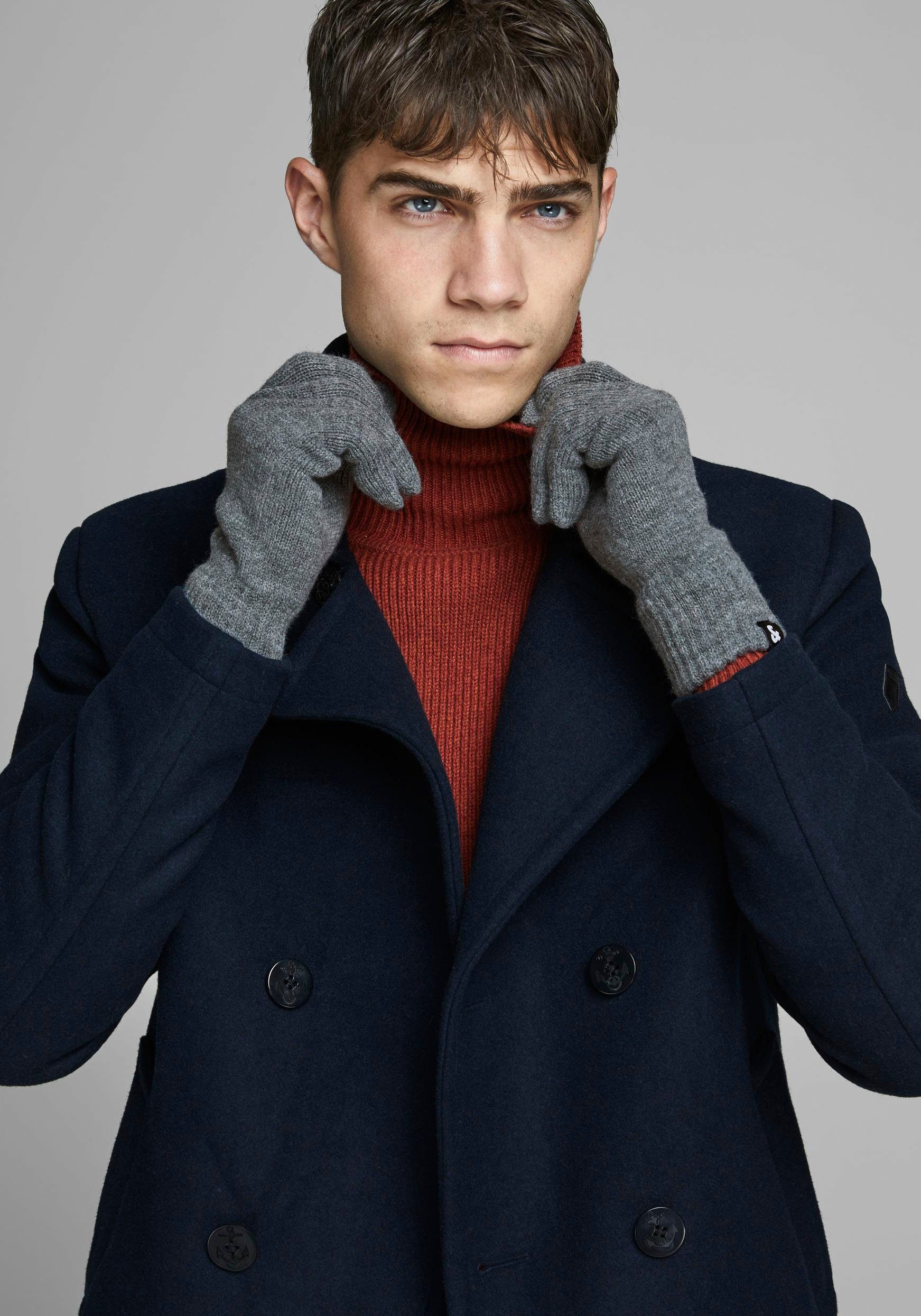 Jack & Jones Strickhandschuhe JACBARRY KNITTED GLOVES NOOS