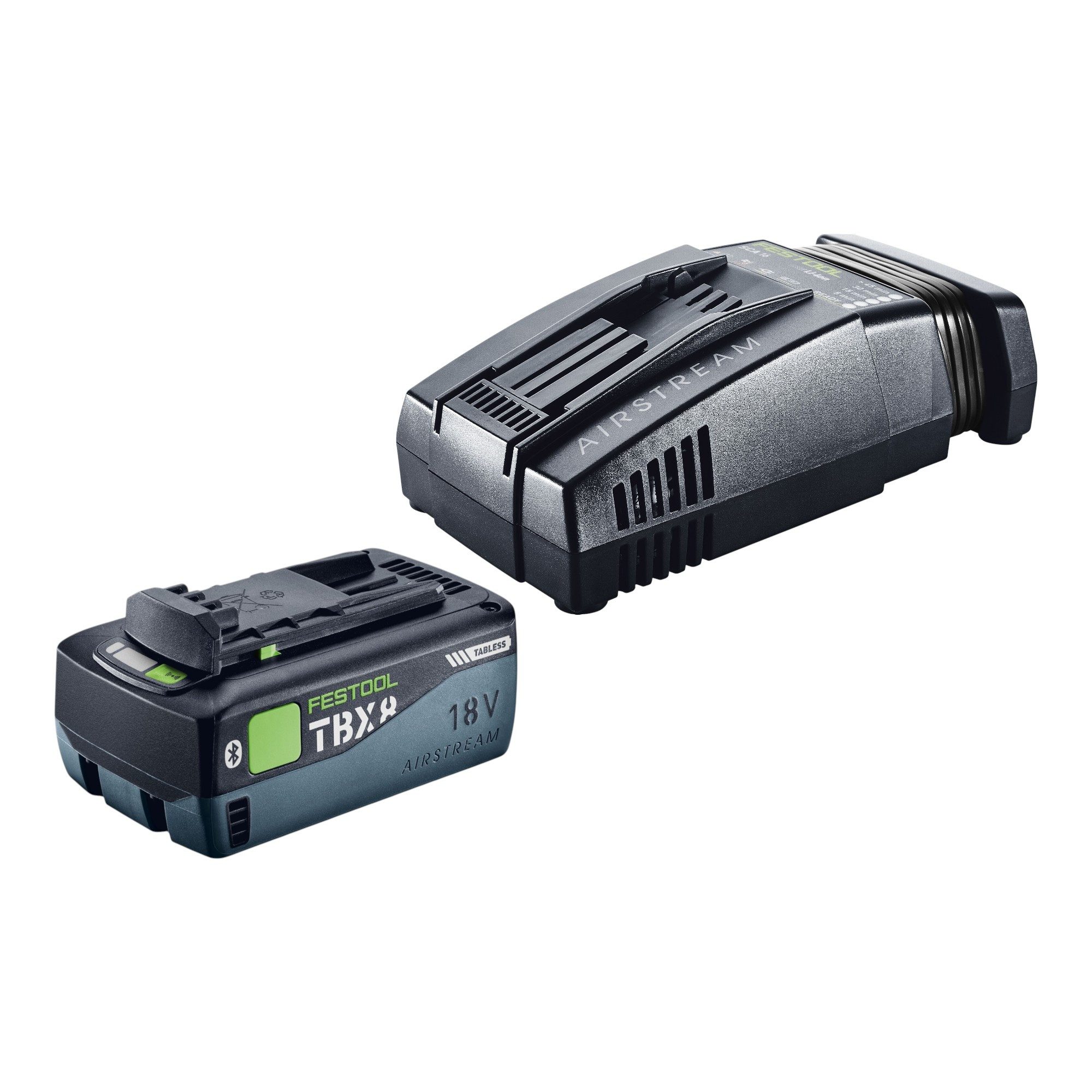 FESTOOL 18V 1xTBX8/SCA16 Energie Set 1x BP 18 TBX 8 ASI Akku + SCA 16 Lader Akkupacks