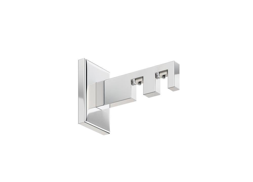 DécoProfi Innenlaufschiene Gardinenstange eckig SHORT 2-läufig, Wandträger, günstig online kaufen