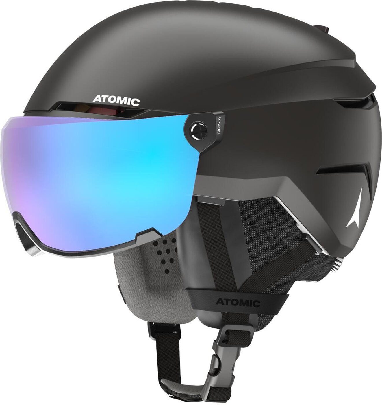 Skihelm SAVOR VISOR STEREO Black BLACK/