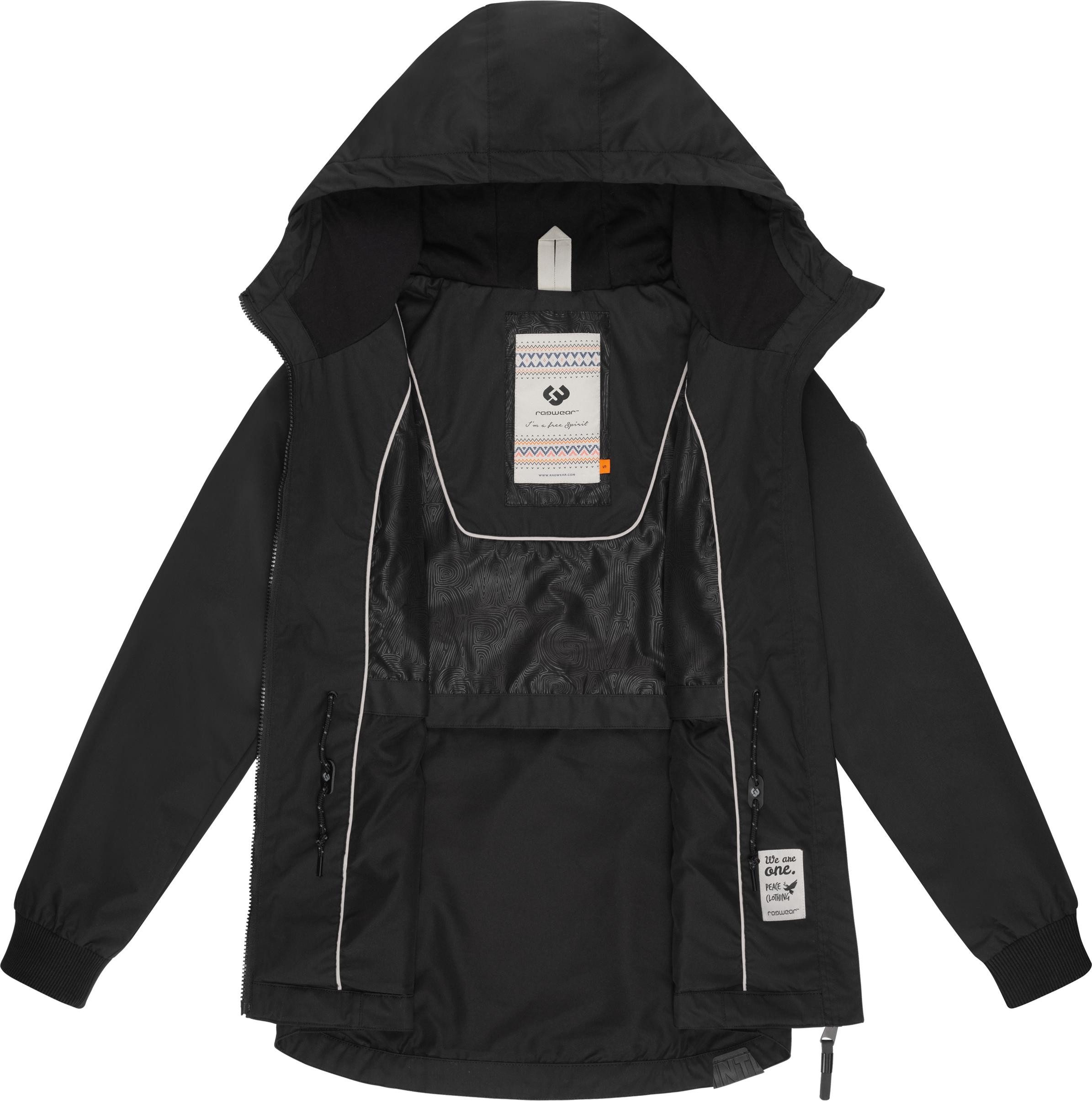 Ragwear Outdoorjacke Dowey A Wasser- und winddichte Damen Jacke mit Taillenzugband – Bild 5 von 5