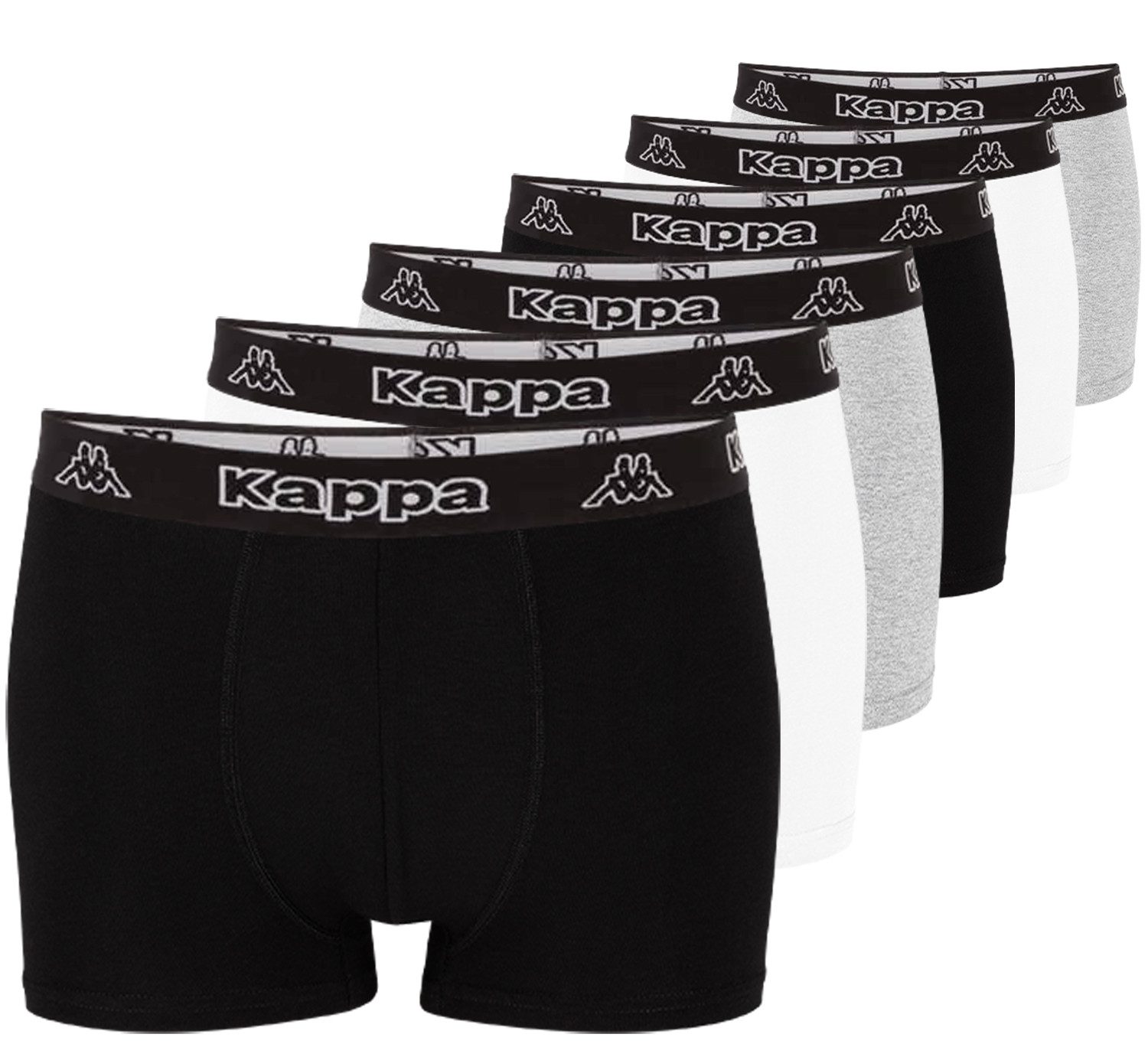 Kappa Boxershorts Retro Pants (6-St) Angenehmes Single Jersey Material