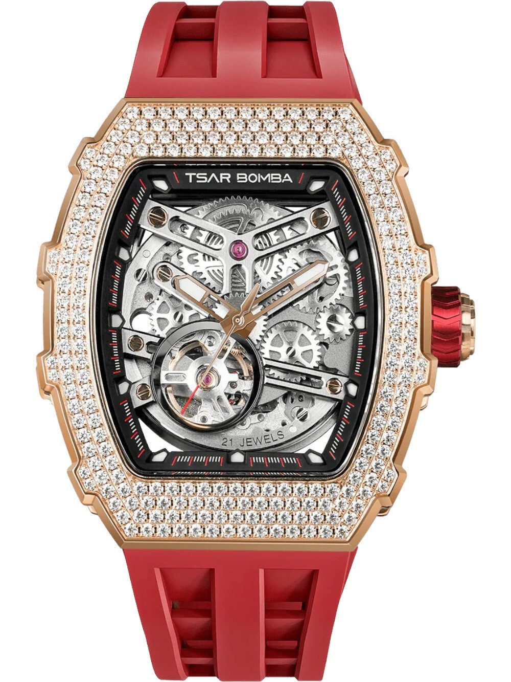 Tsar Bomba Automatikuhr Tsar Bomba TB8208D-12 Herrenuhr Elemental Zirkonia Automatik 43mm 5ATM Tsar Bomba TB8208D-12 Herrenuhr Elemental Zirkonia Automatik 43mm 5ATM