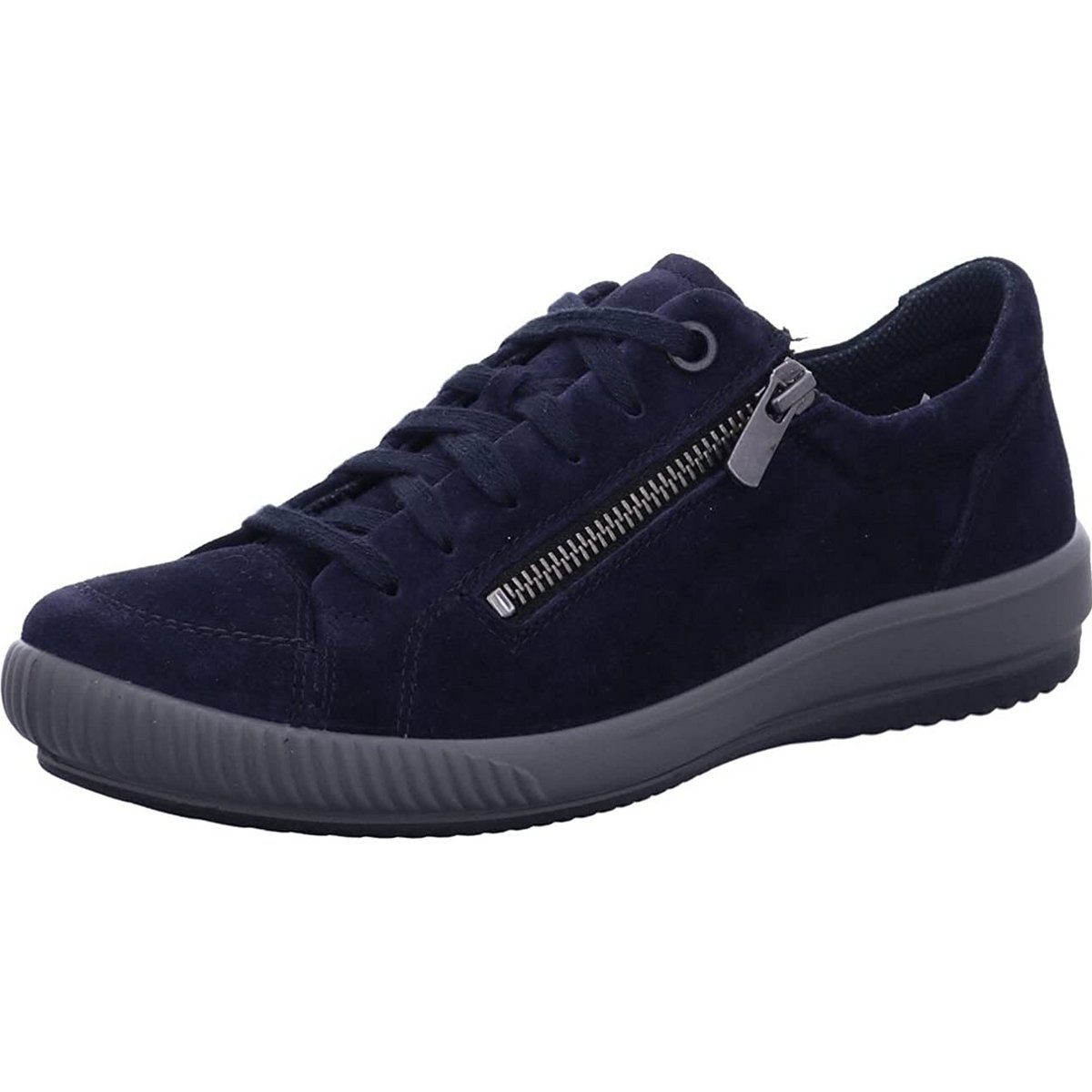 Freizeit Schnürer für Damen in dunkelblau Sneaker