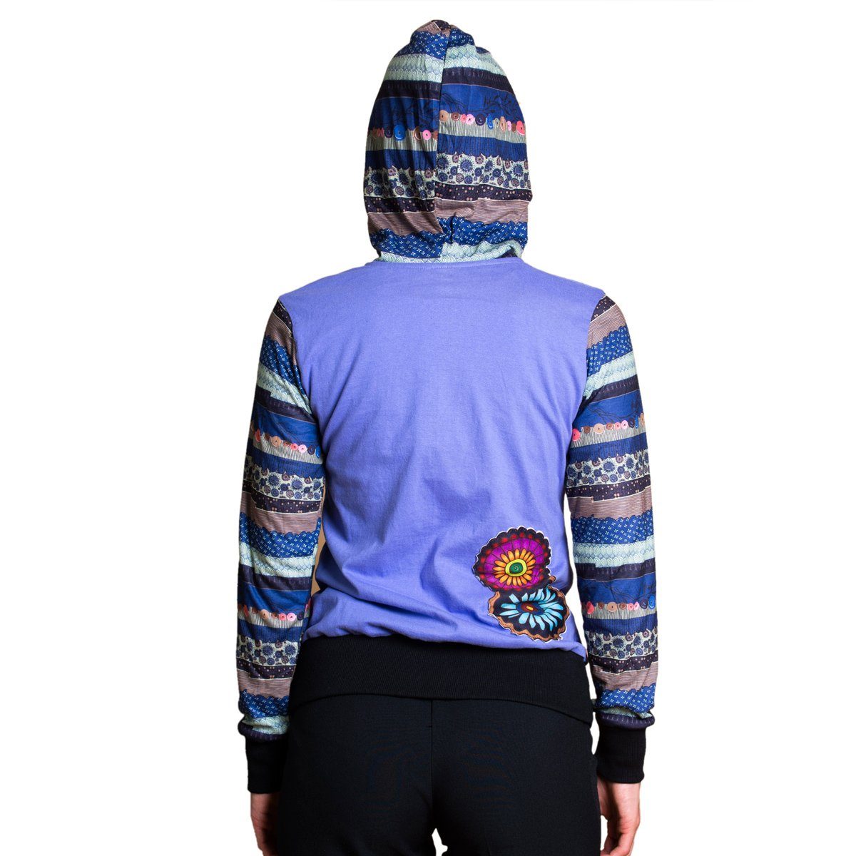 PANASIAM Wolljacke Chillout Jacke 'water-lilies' günstig online kaufen