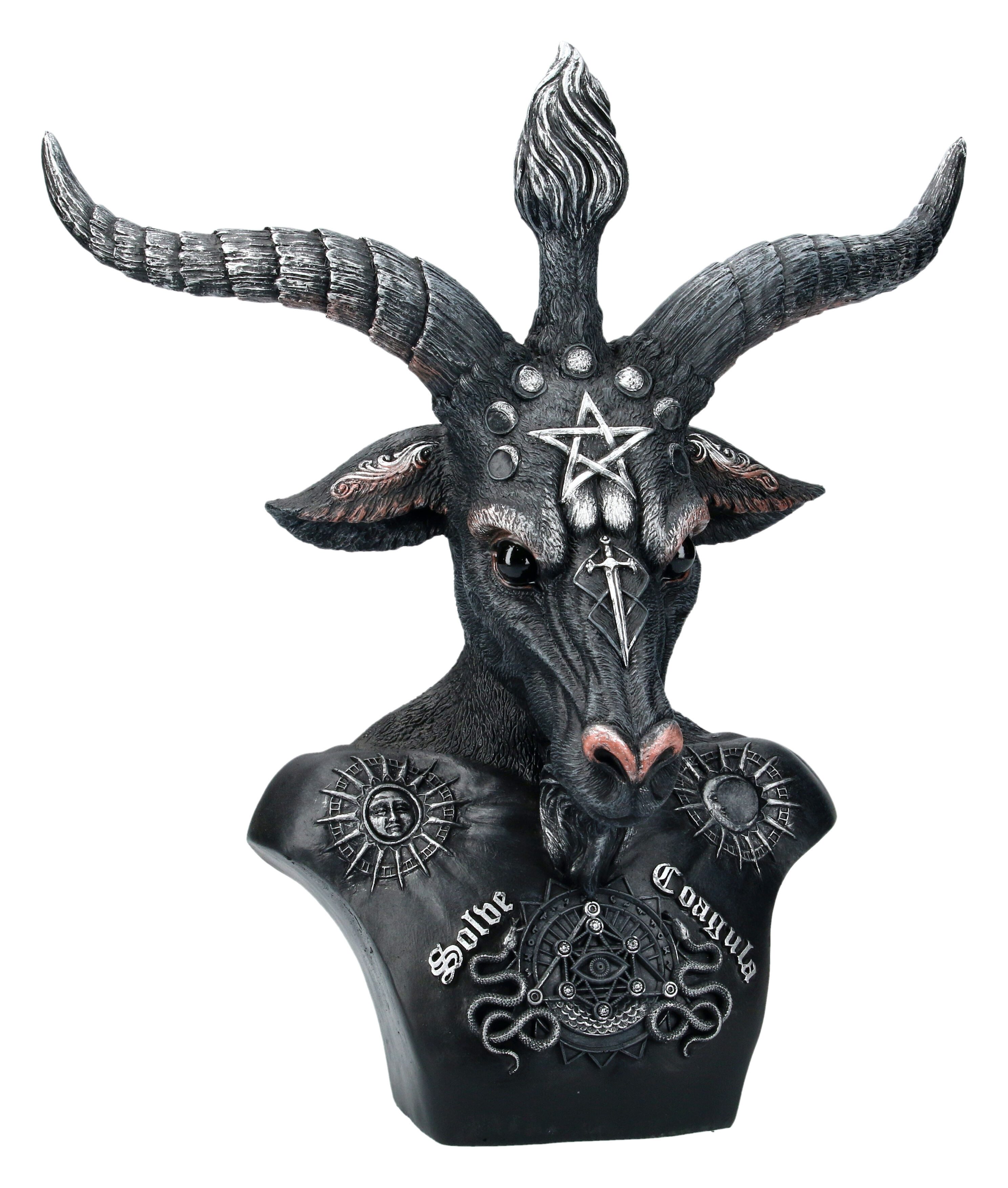 Dekofigur Große Baphomet Büste - Nemesis Now - Gothic Figur