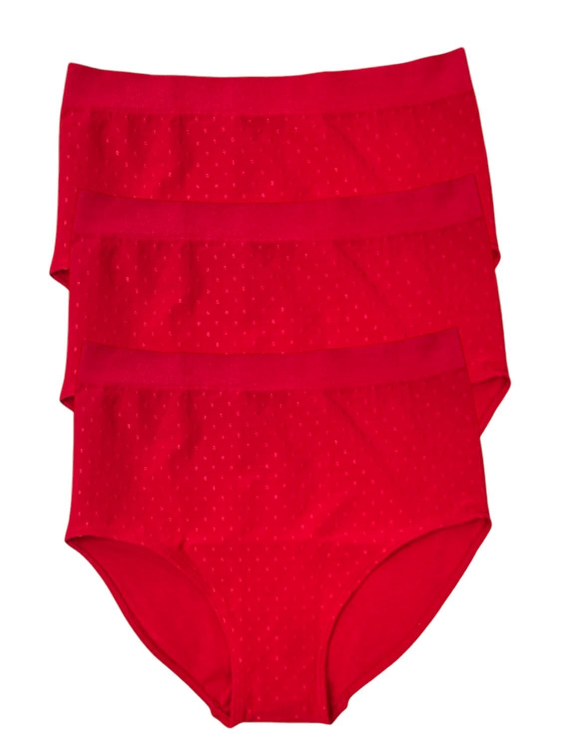 Dekker Taillenslip Damen Hüftslip Seamless 3er Pack ohne Nähte super elastisch (Packung, 3er - Pack) Satinpünktcken