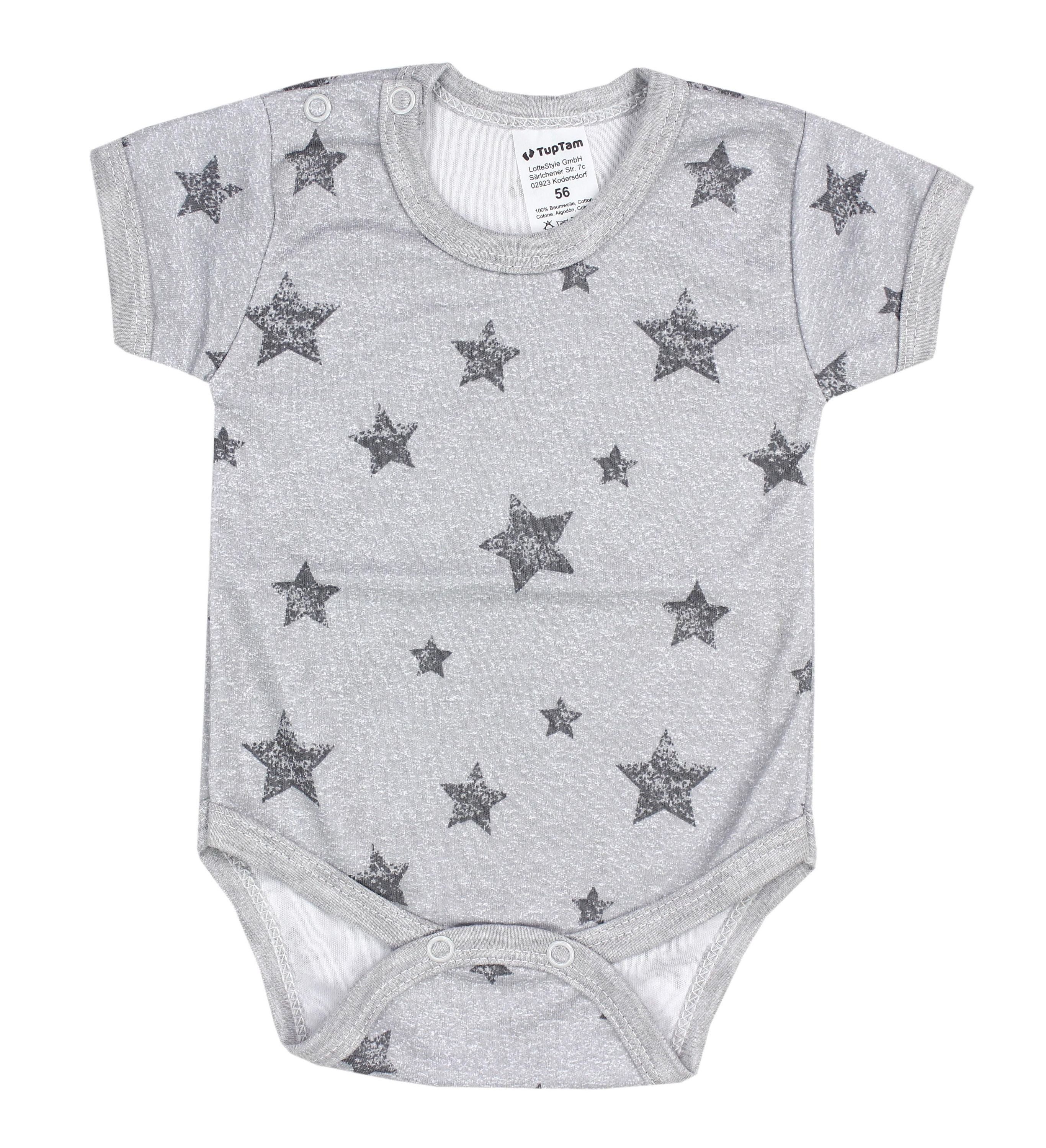 TupTam Kurzarmbody TupTam Jungen Baby Body Kurzarm in Unifarben - 5er Pack