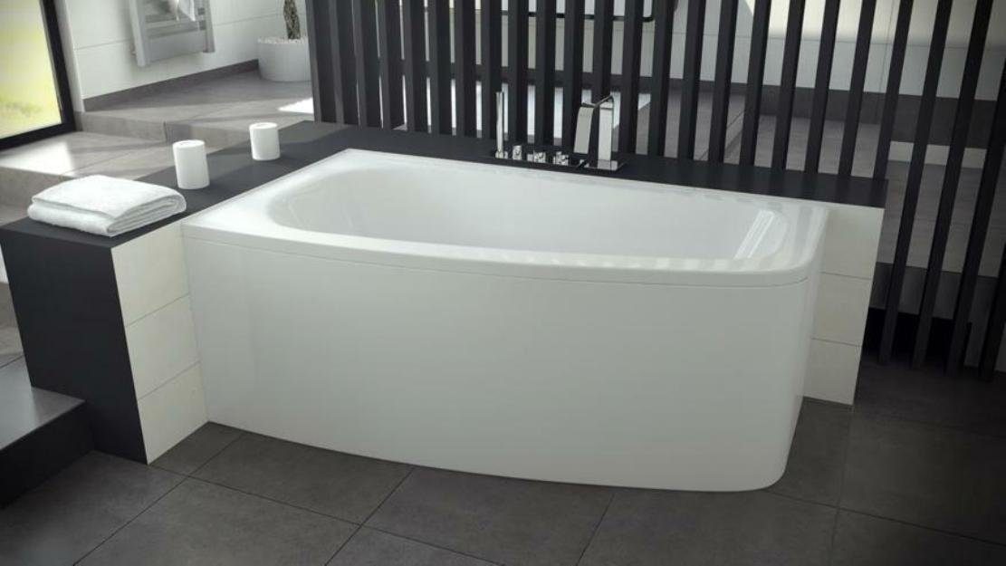 Xlmoebel Badewanne Eckige Rechteckwanne in Weiß aus hochwertigem Material, Hergestellt in Europa