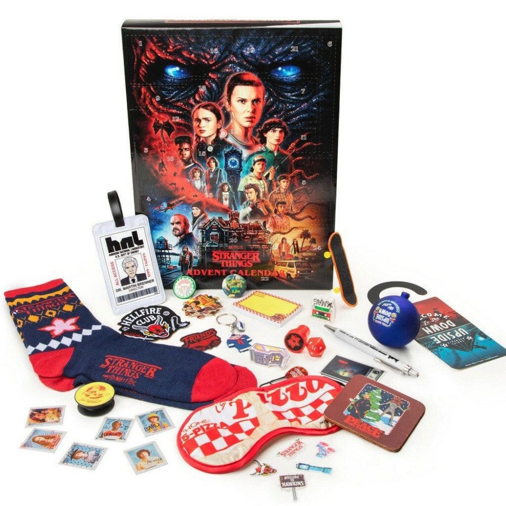 Cinereplicas Stranger Things Adventskalender - Officiële Licentie - 24 Cadeaus - Voor Fans Van De Serie