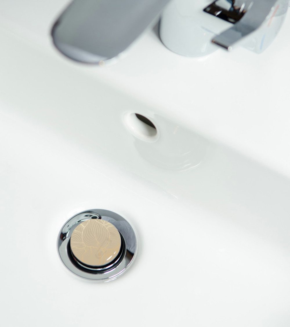 Sanilo Waschbeckenstöpsel mit Motiv, viele schöne Abflussstöpsel zur Auswahl, Ø 4 cm, hochwertig, universell, 100% wasserdicht – Bild 3 von 5