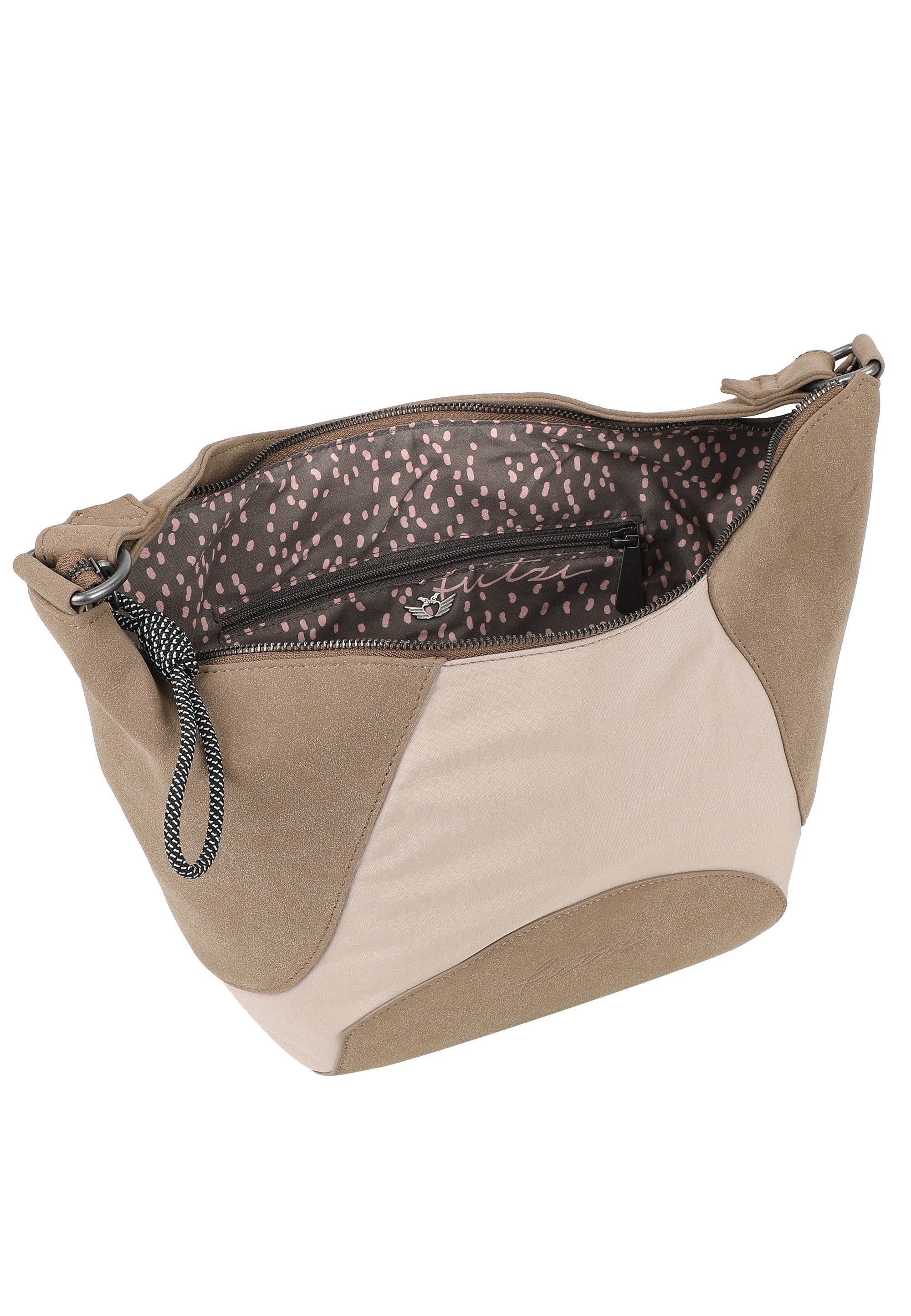 Fritzi aus Preußen Henkeltasche Sky Mix Anthra Black, mit tollem, weichem Handfeel
