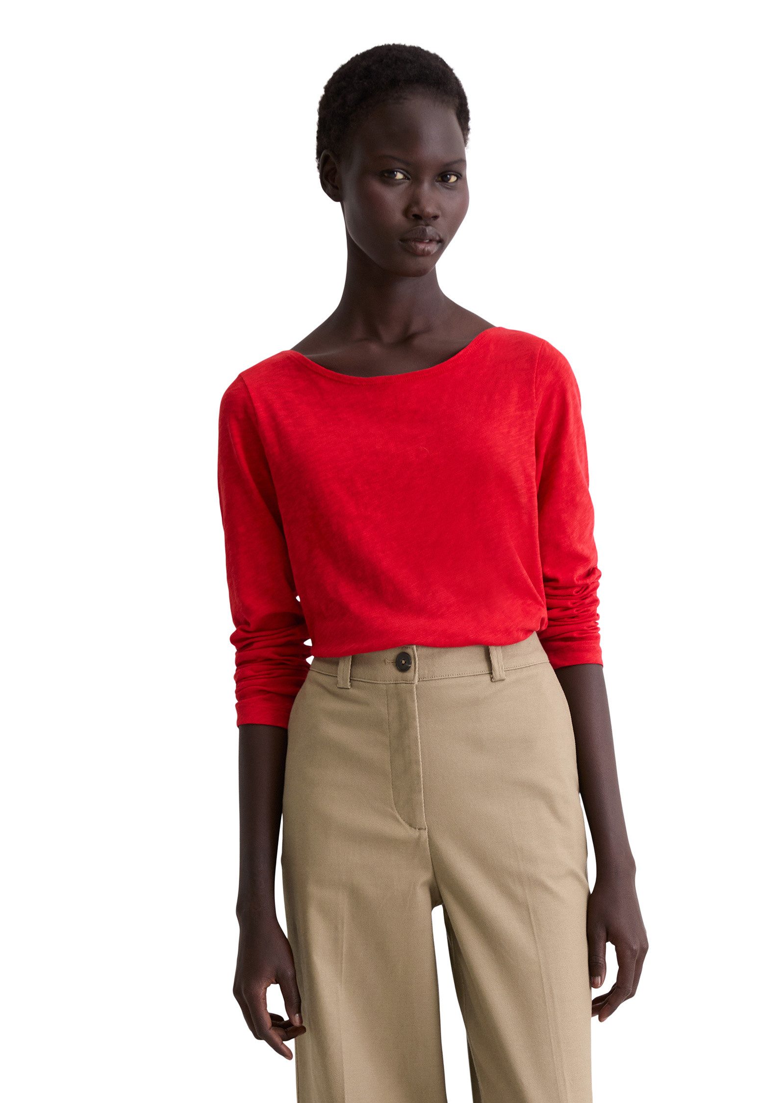 Marc O'Polo Langarmshirt aus Organic Cotton-Qualität günstig online kaufen