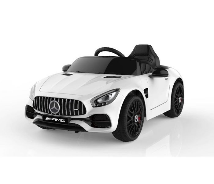 ES-Toys Elektro-Kinderauto Kinder Elektroauto Mercedes Belastbarkeit 40 kg AMG GT EVA-Reifen Kunstledersitz lizenziert