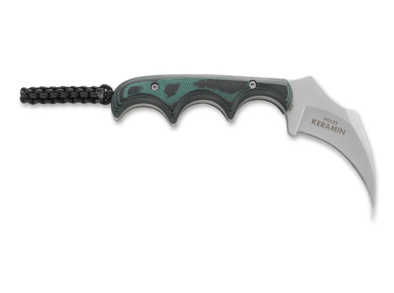 CRKT Universalmesser CRKT Keramin Neckknife mit Scheide, (1 St), Scheide inklusive, Neckknife