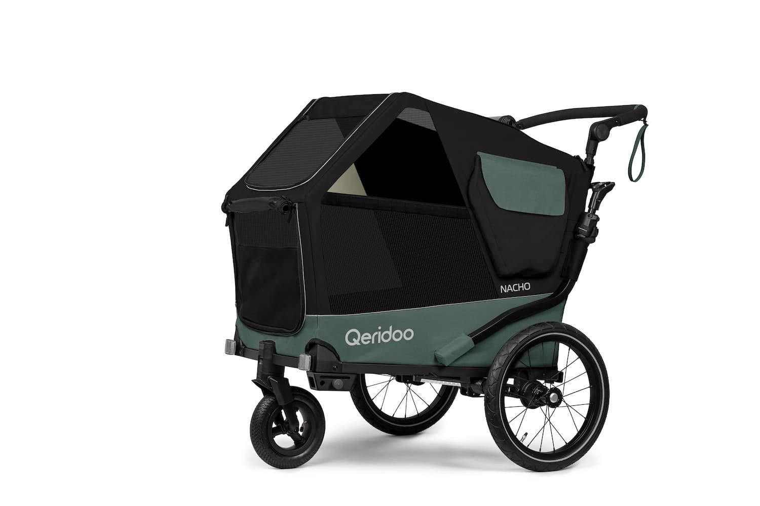 Qeridoo Fahrradhundeanhänger Qeridoo Nacho Hundeanhänger, Für Hunde bis 25 kg