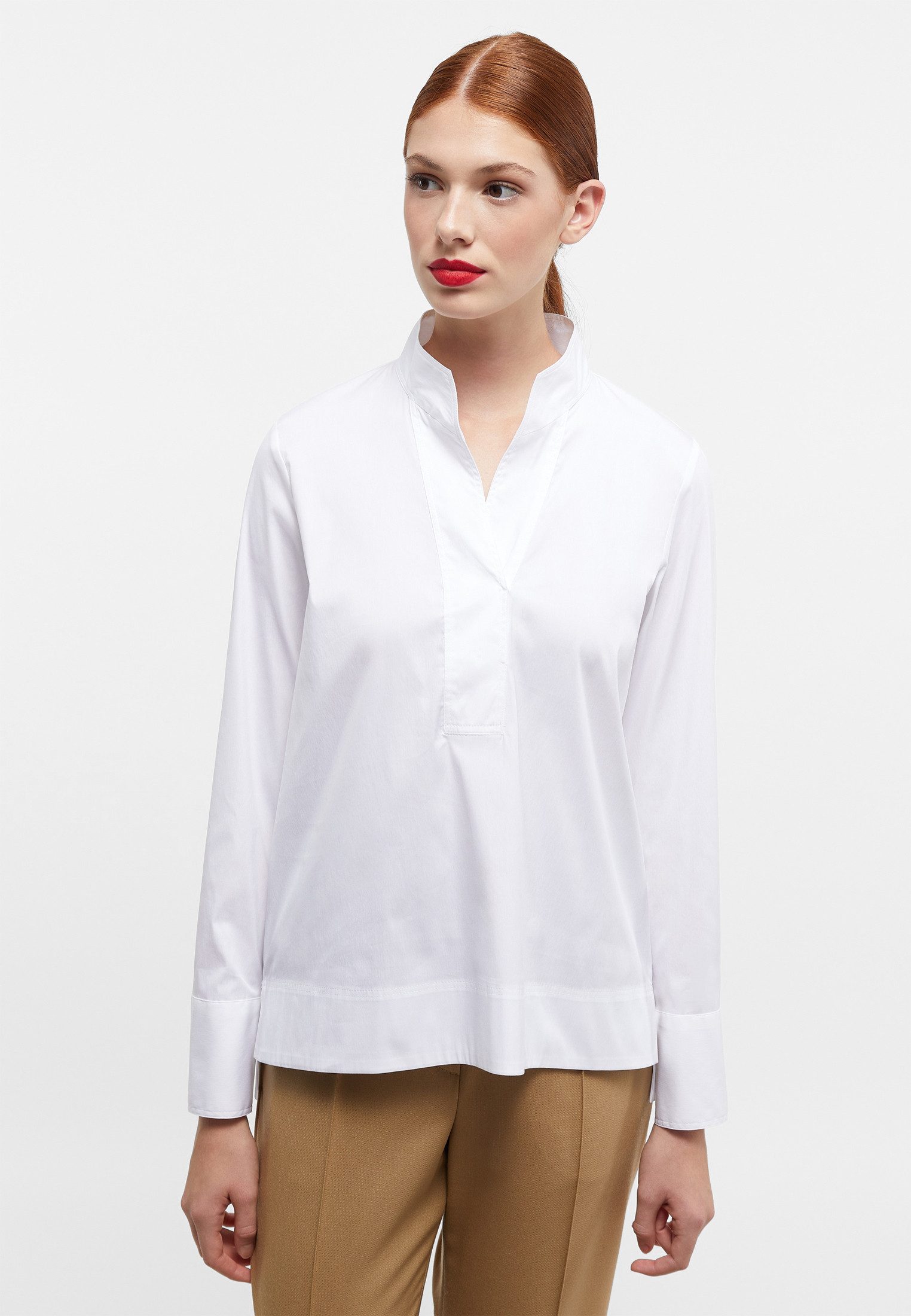 Eterna Longbluse LOOSE FIT EASY IRON (bügelleicht)