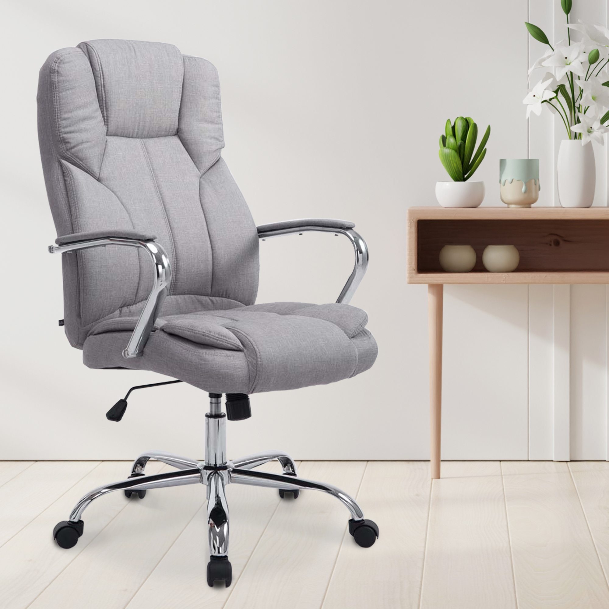 CLP Schreibtischstuhl BIG Xanthos Stoff, dreh-&stufenlos verstellbar