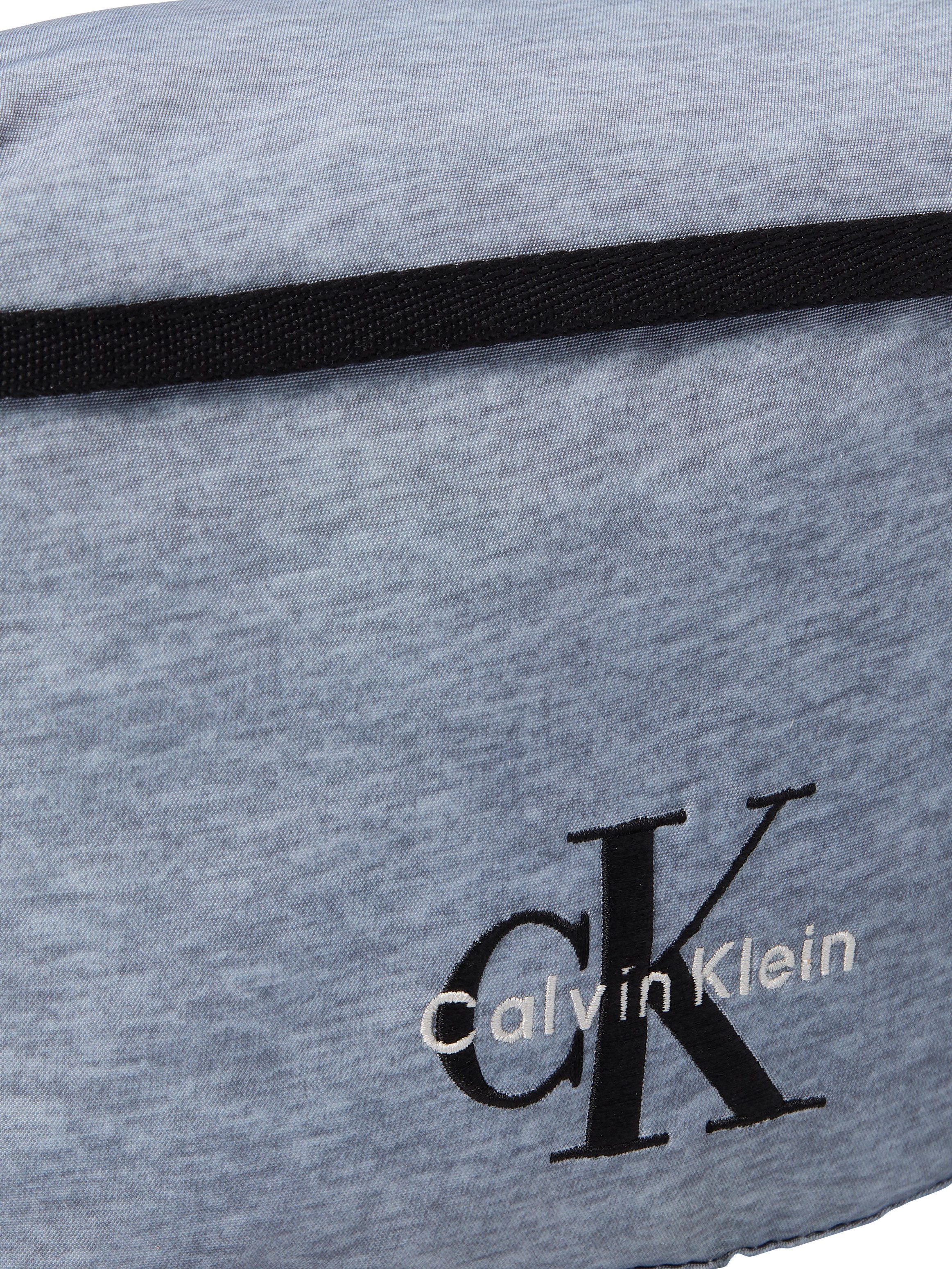 Calvin Klein Gürteltasche BOLD HEATHER WAISTBAG, Bauchtasche, Crossbody-Bag mit CK-Logo