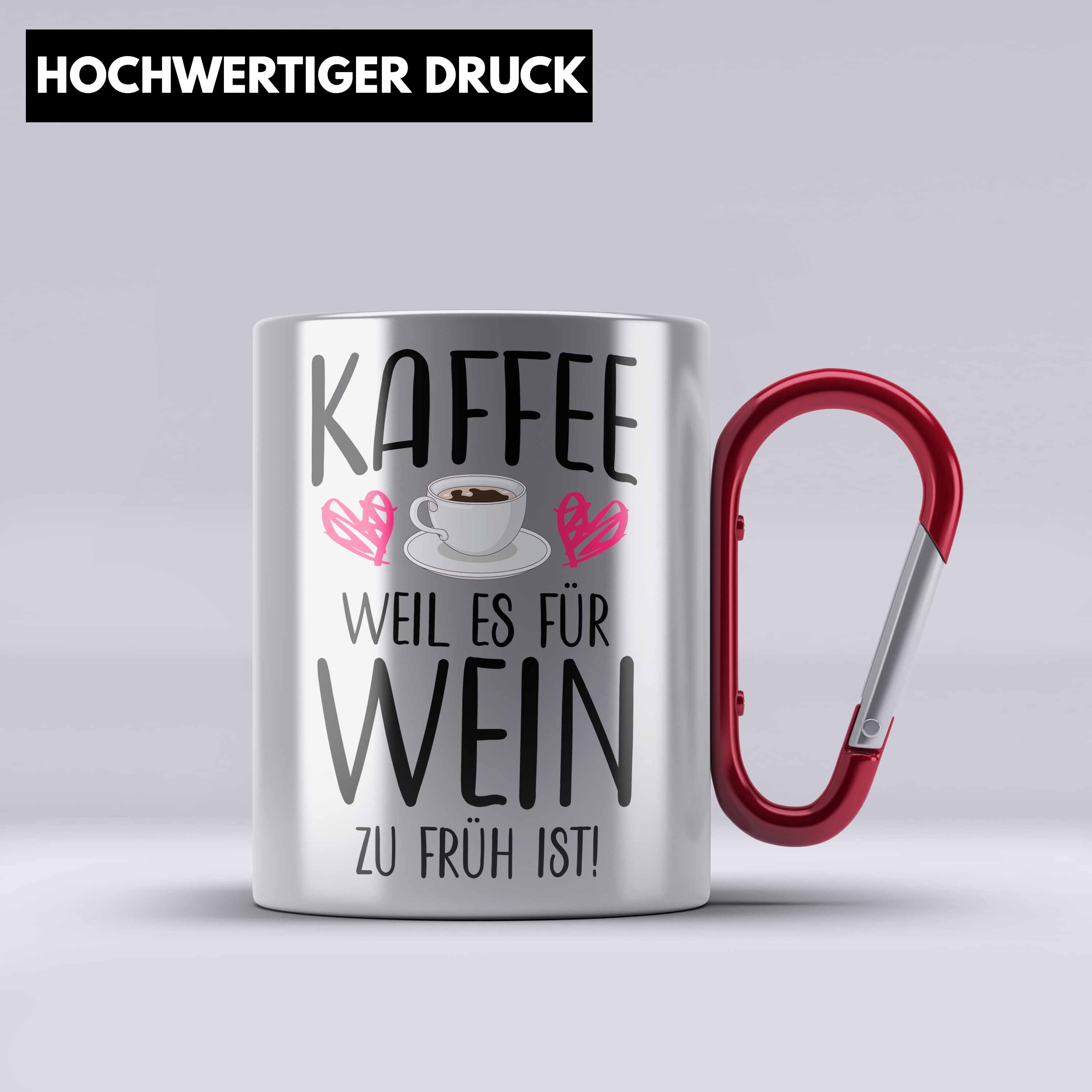 Weil Trendation Rot für Edelstahl Thermotasse Lustige Sprüche Edelstahl Tasse Es Kaffeeliebhaber