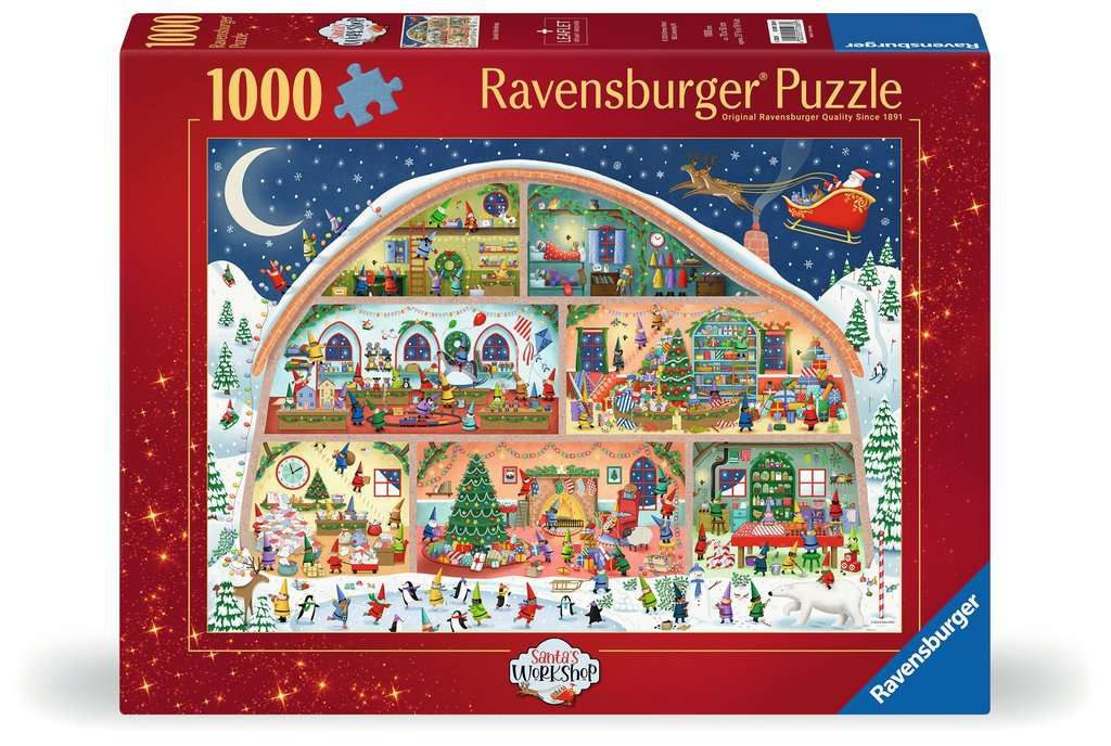 Ravensburger Verlag GmbH Puzzle Ravensburger 12001268 Santas Workshop 1000 Teile Puzzle, 1000 Puzzleteile