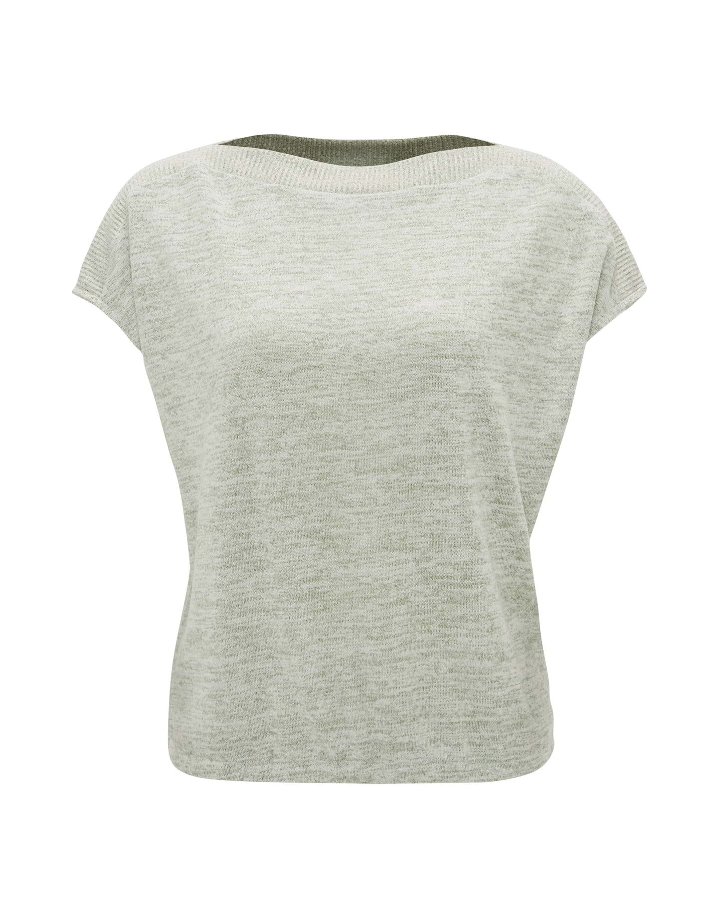 OPUS Kurzarmshirt Softes Shirt SURBAN Regular in Melange Optik günstig online kaufen