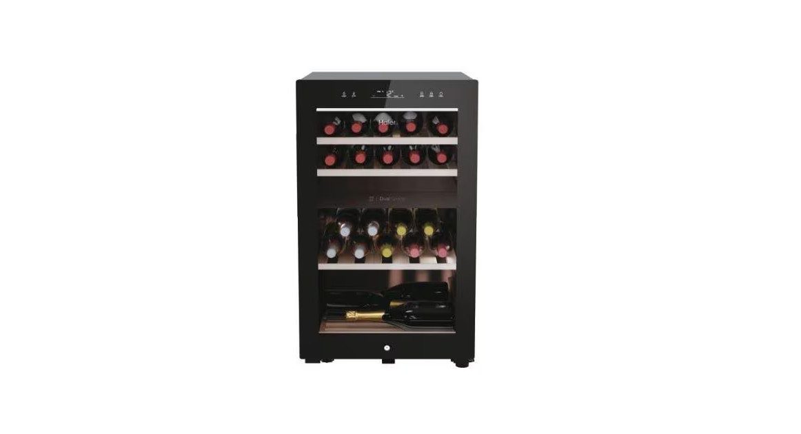Haier Weintemperierschrank HWS42GDAU1 Weinklimaschrank, 50 cm breit, 42 Standardweinflaschen