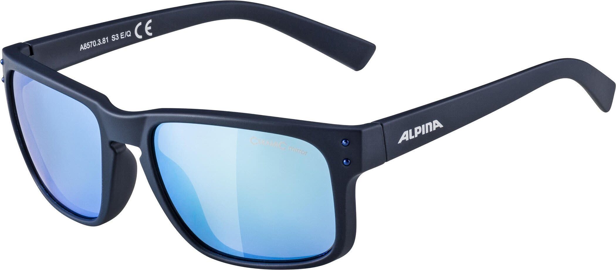 night-blue Skibrille matt Alpina