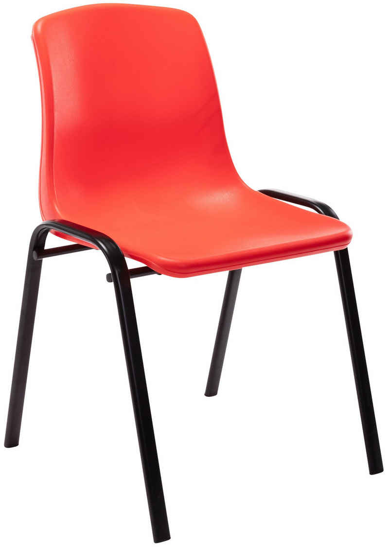 CLP Stapelstuhl Nowra, Kunststoff-Sitz mit Rückenlehne, Metallgestell