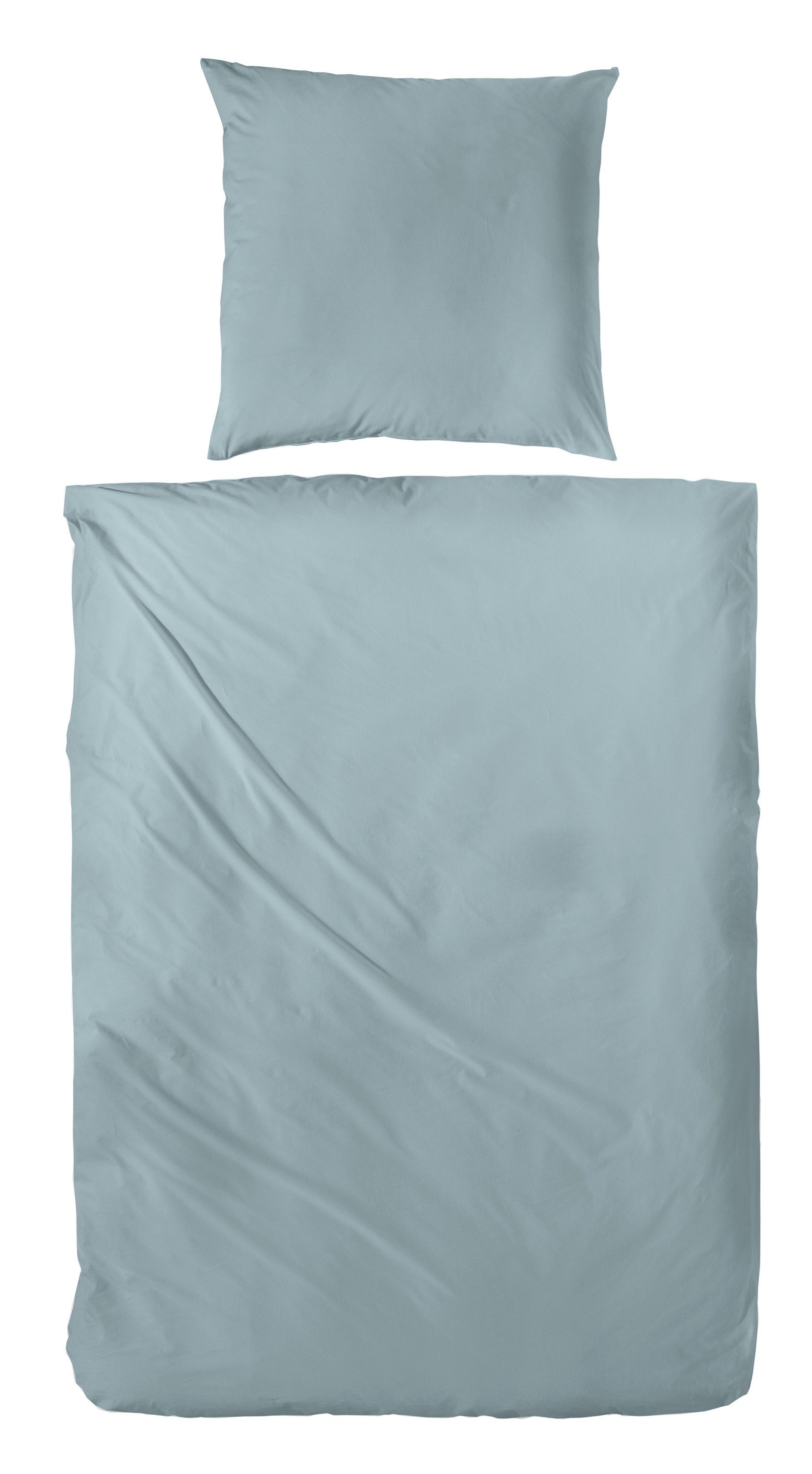 H.G. Hahn Haustextilien Bettwäsche Bettwäsche Luxus Satin, 100% Baumwolle, 2 teilig, 60° Wäsche