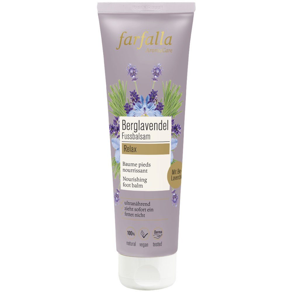 Farfalla Essentials AG Duftöl Berglavendel Relax Fussbalsam, 75 ml