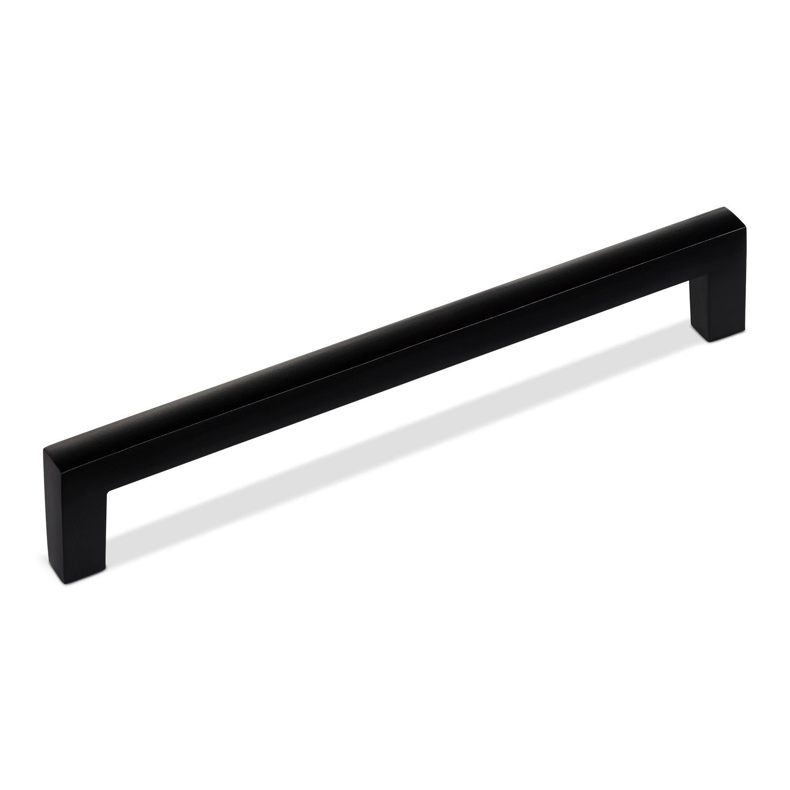 SO-TECH® Möbelgriff Bügelgriff BLACKLINE I schwarz matt, Schrankgriff Aluminium (1-St), Bohrlochabstand (BA) 160 mm, inkl. M4 Befestigungsschrauben