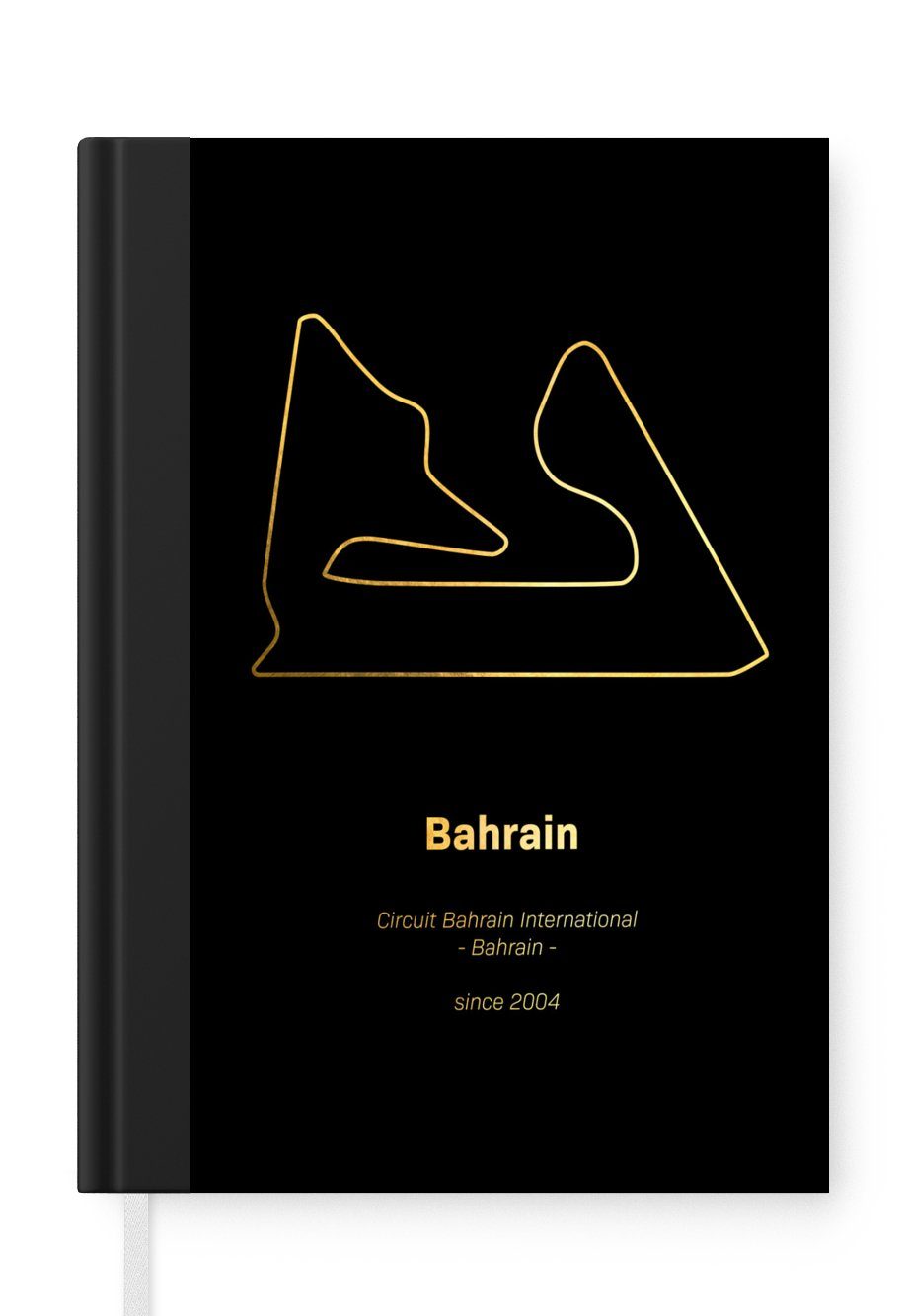 MuchoWow Notizbuch Bahrain - F1 - Rennstrecke, Journal, Merkzettel, Tagebuch, Notizheft, A5, 98 Seiten, Haushaltsbuch