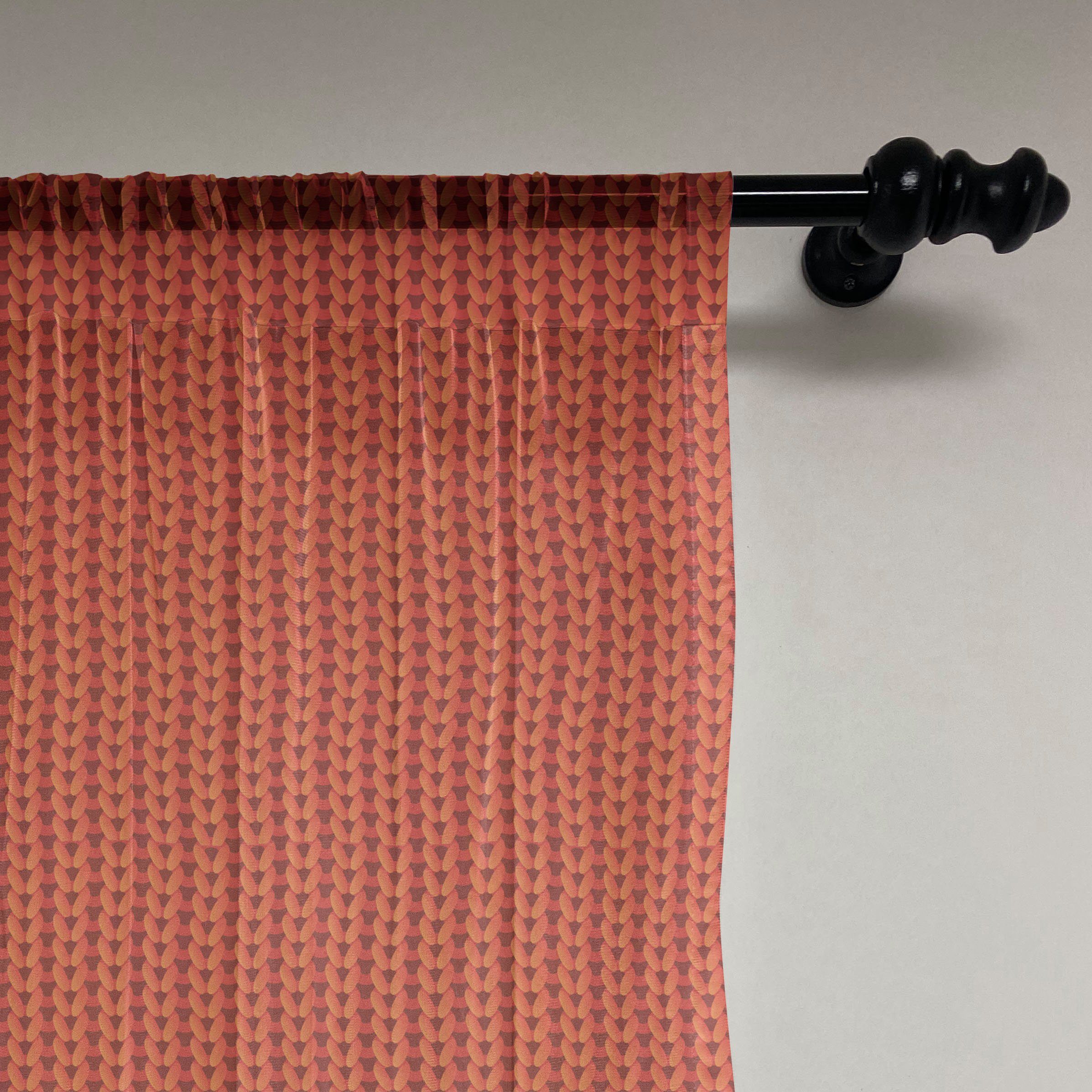Abakuhaus, Modern Drapierung schiere Knitting Panels, Hochzeit Party Old für 2 Hand Gardine Made